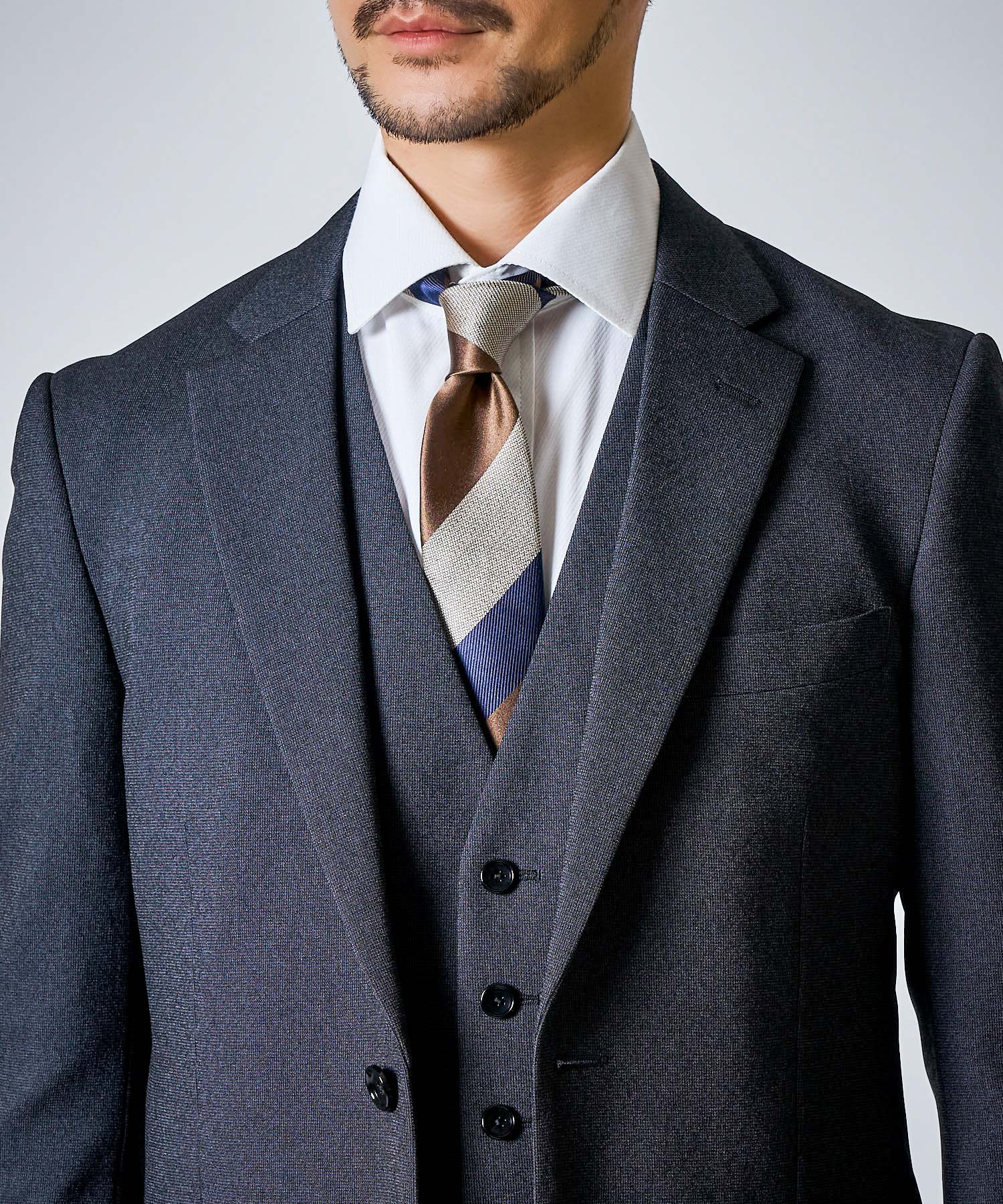 4WAYストレッチスーツ / ウォッシャブルセットアップ 3ピース