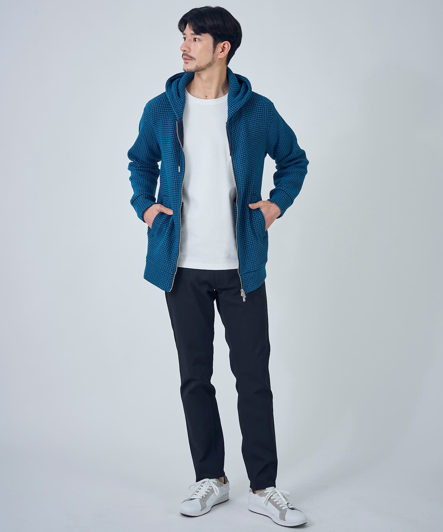ブルー model:177cm 着用サイズ:L