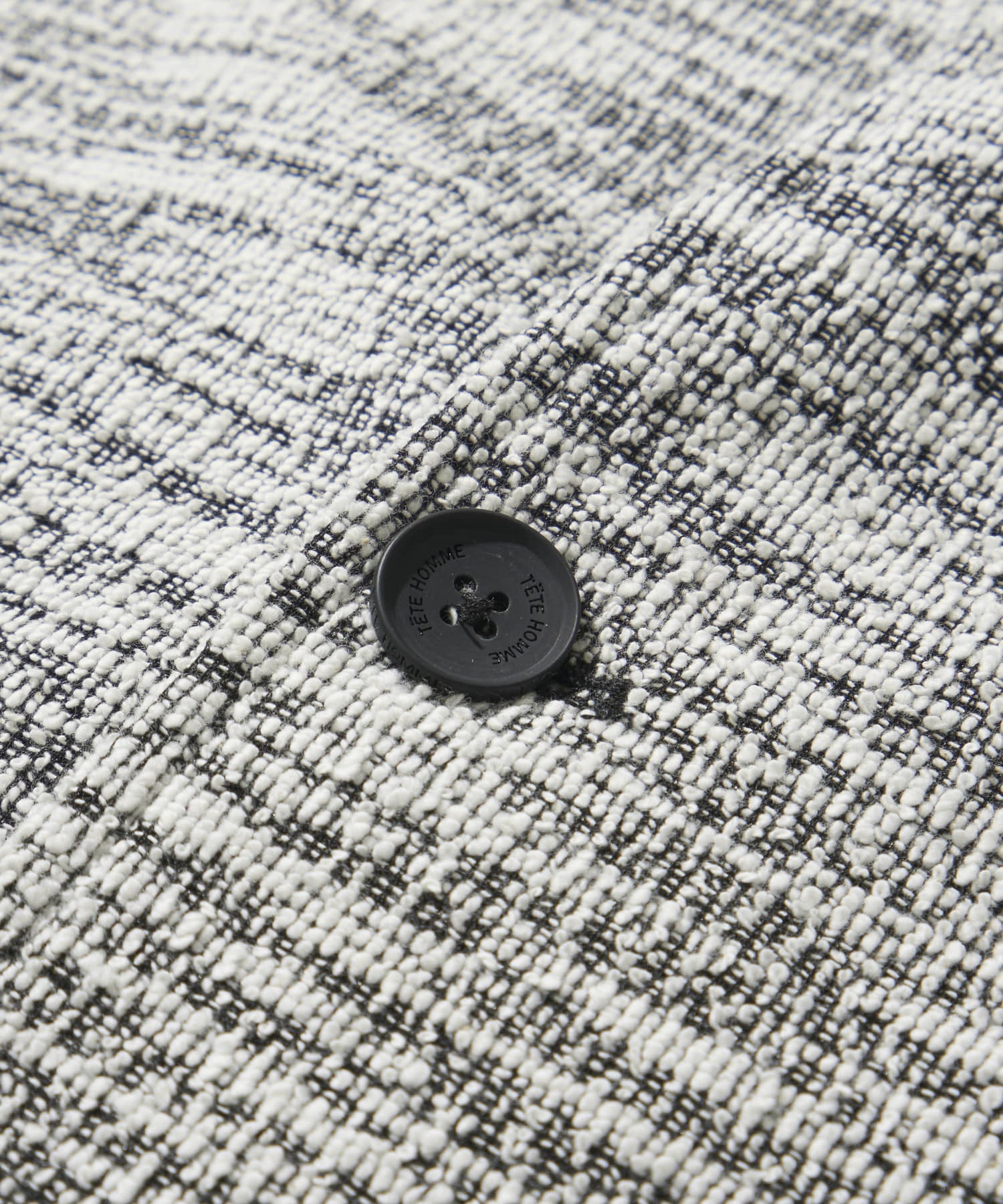 ツイードインレイスタンドカットジャケット