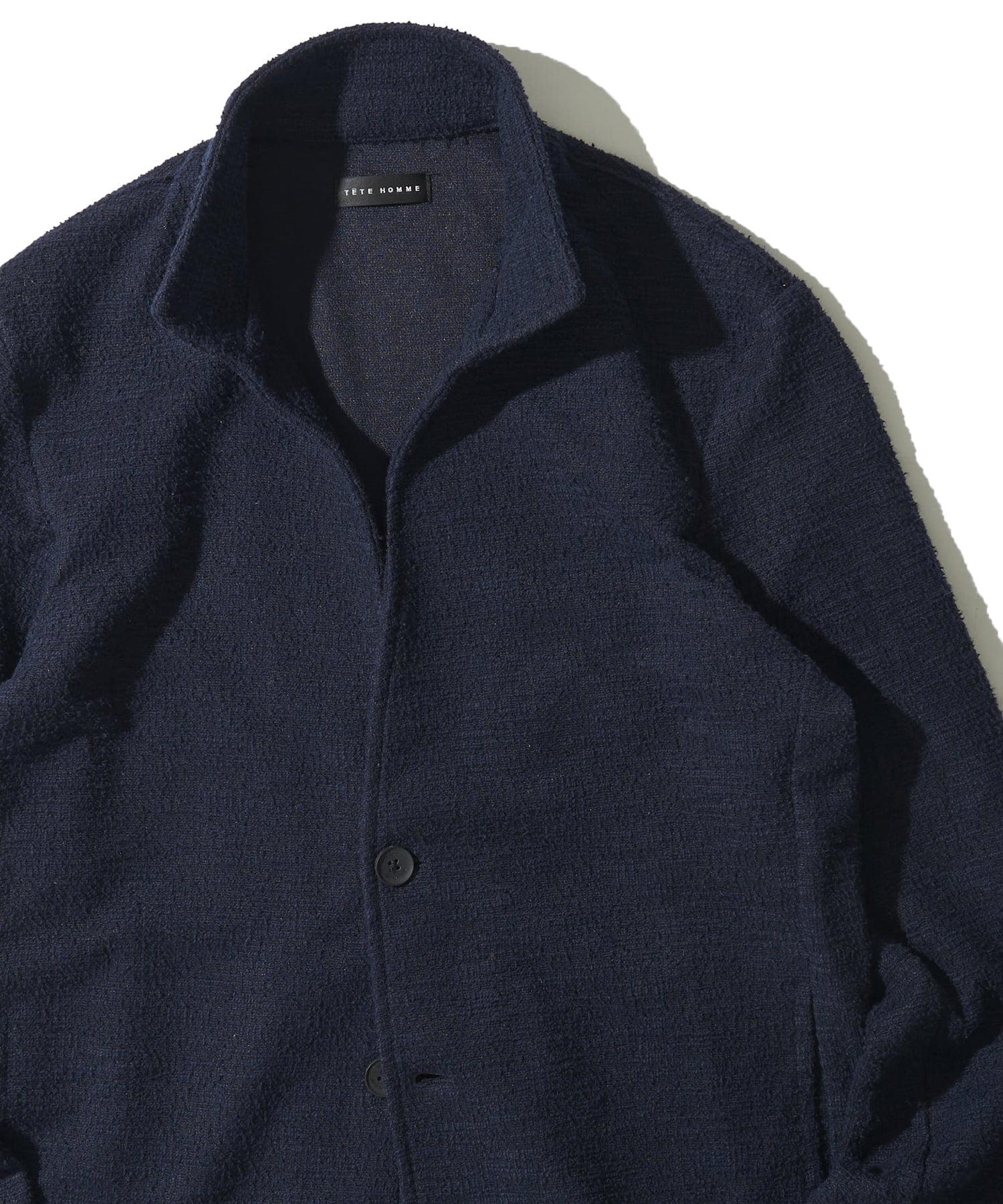 ツイードインレイスタンドカットジャケット