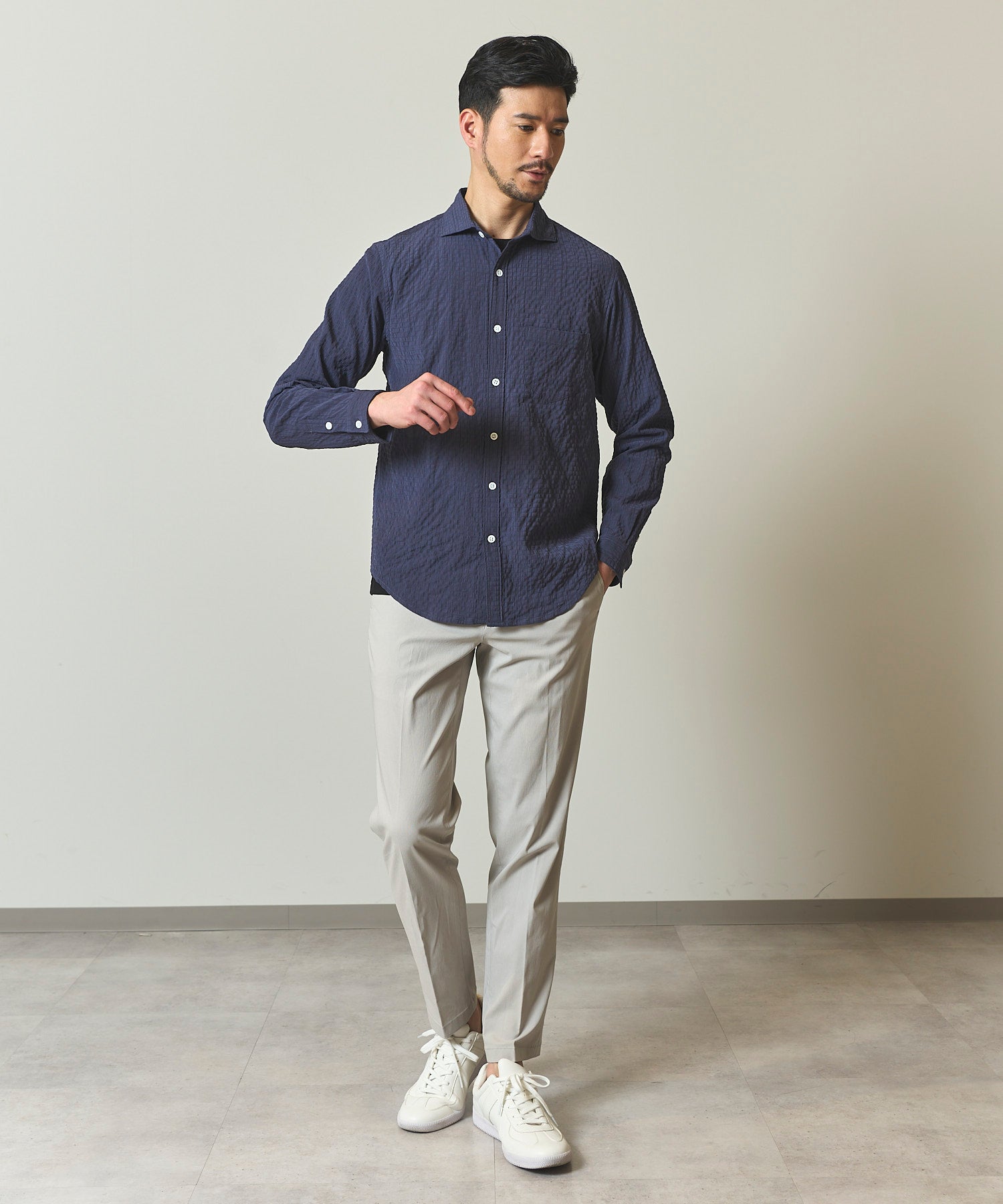 ライトグレー model:177㎝ 着用サイズ:M