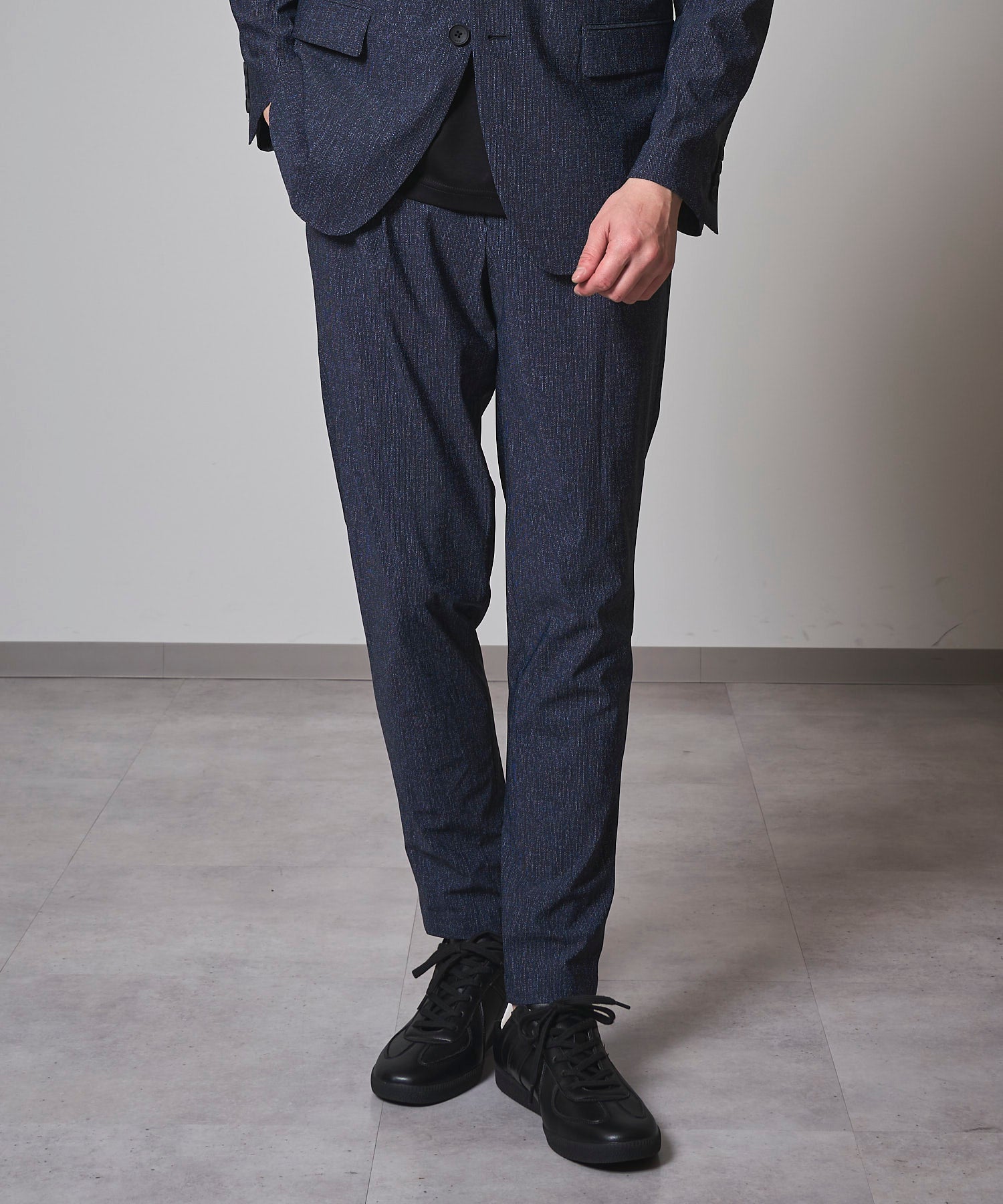 接触冷感 ストレッチプリントイージースラックス