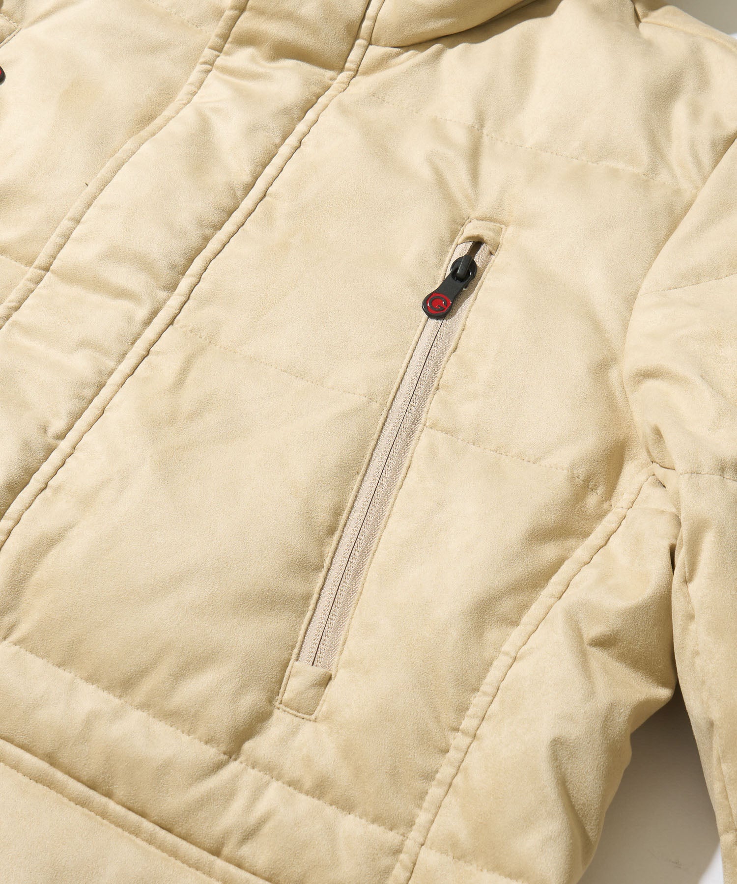 【決算セール】【G-STAGE】エコスエードフードダウンコート