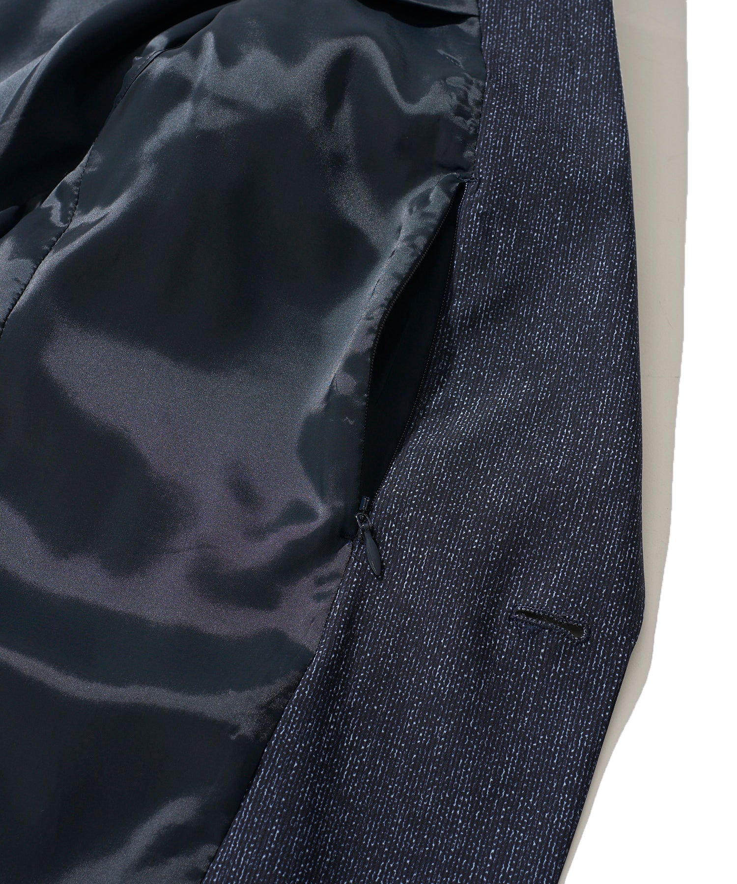 接触冷感 ストレッチプリントジャケット