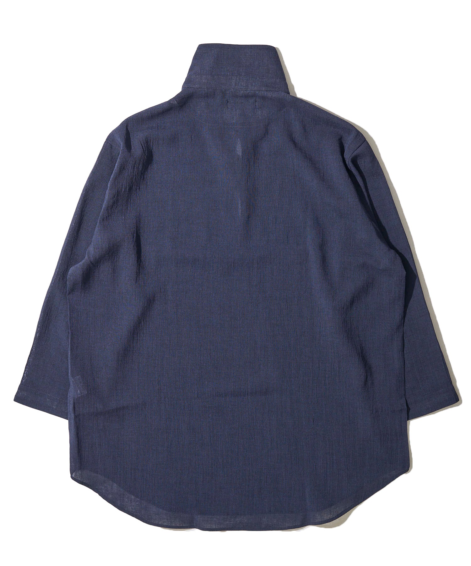 【展開店舗限定】リネンライク ウォッシャブル スキッパーシャツ