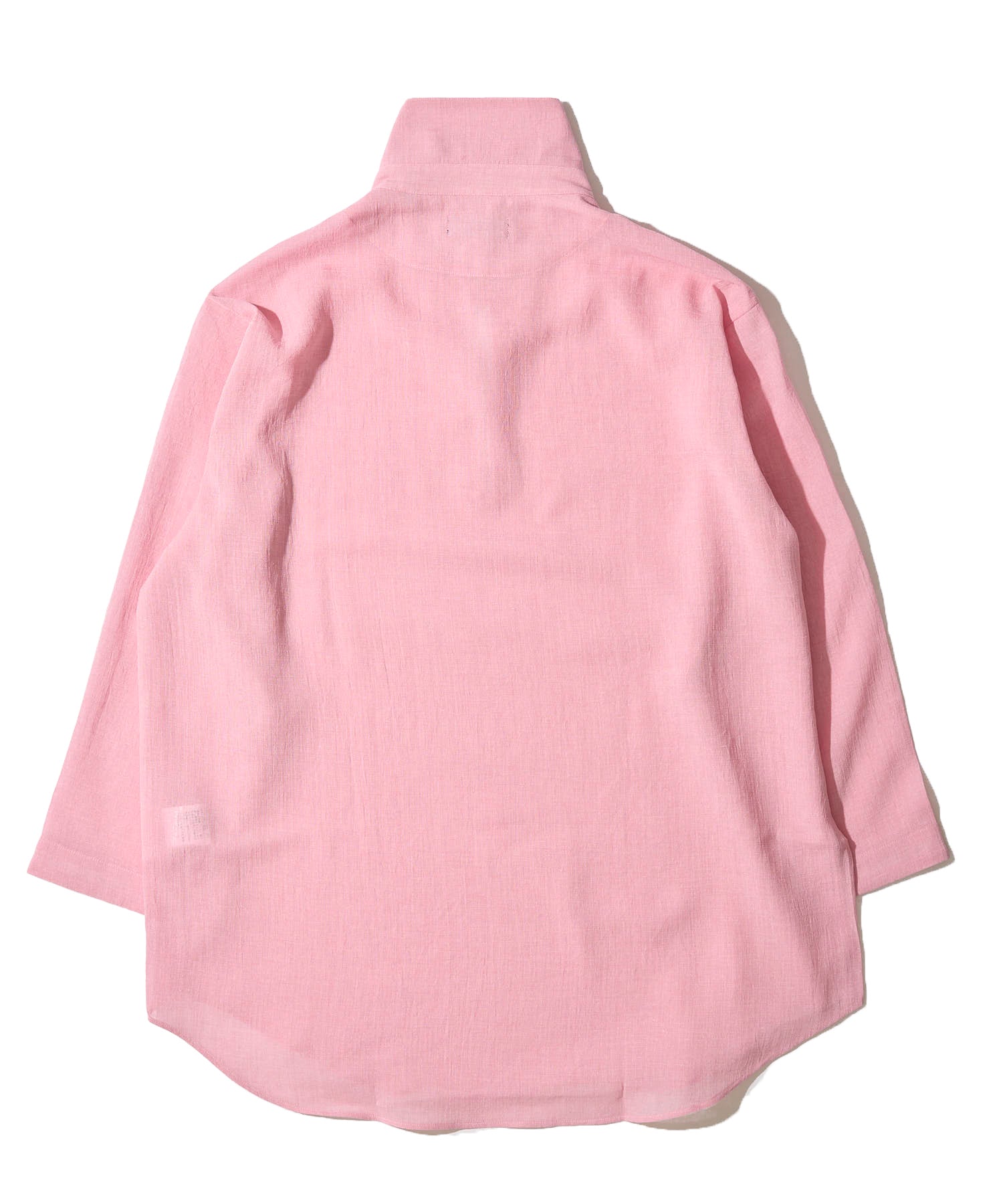 【展開店舗限定】リネンライク ウォッシャブル スキッパーシャツ