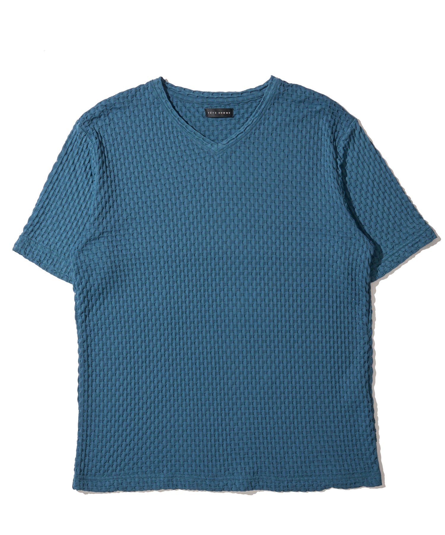 バタフライブリスターVネックTシャツ
