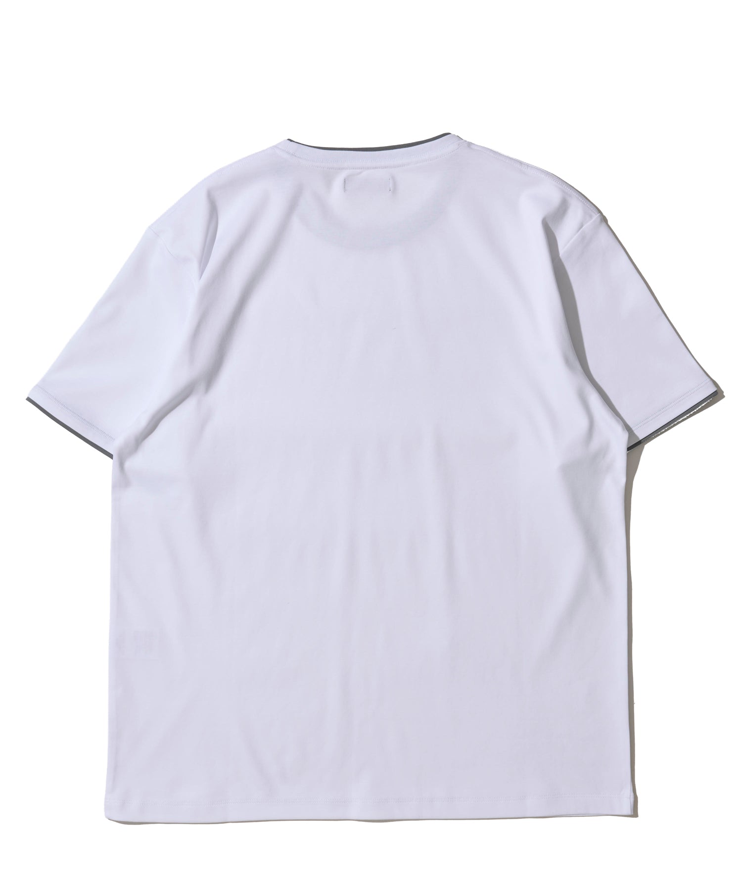 シルケット天竺クルーネックTシャツ