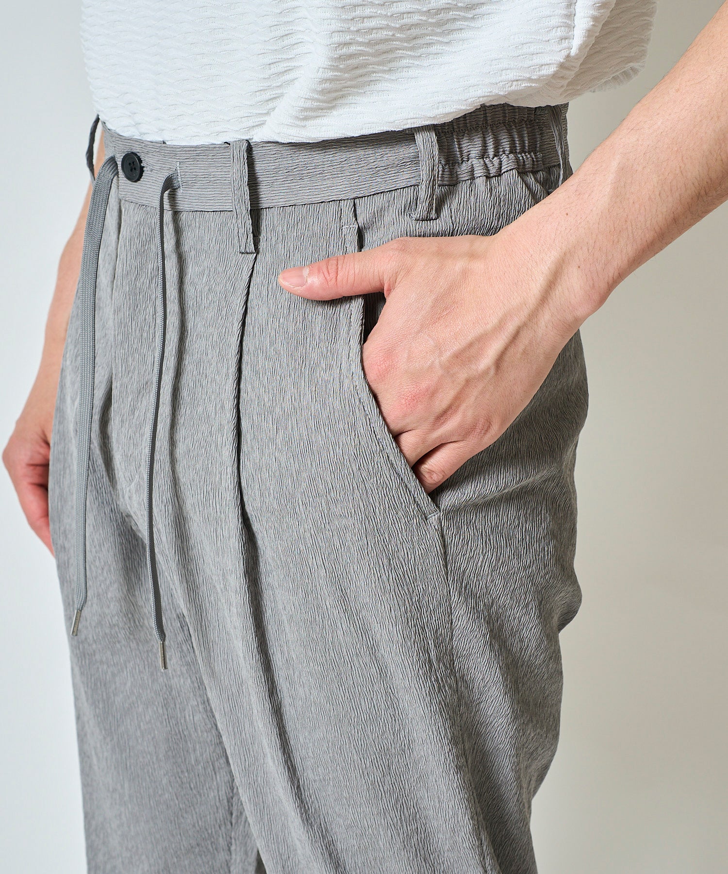 楊柳ストレッチイージーパンツ