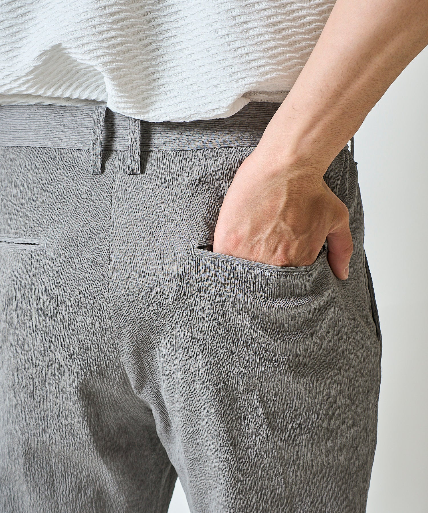 楊柳ストレッチイージーパンツ