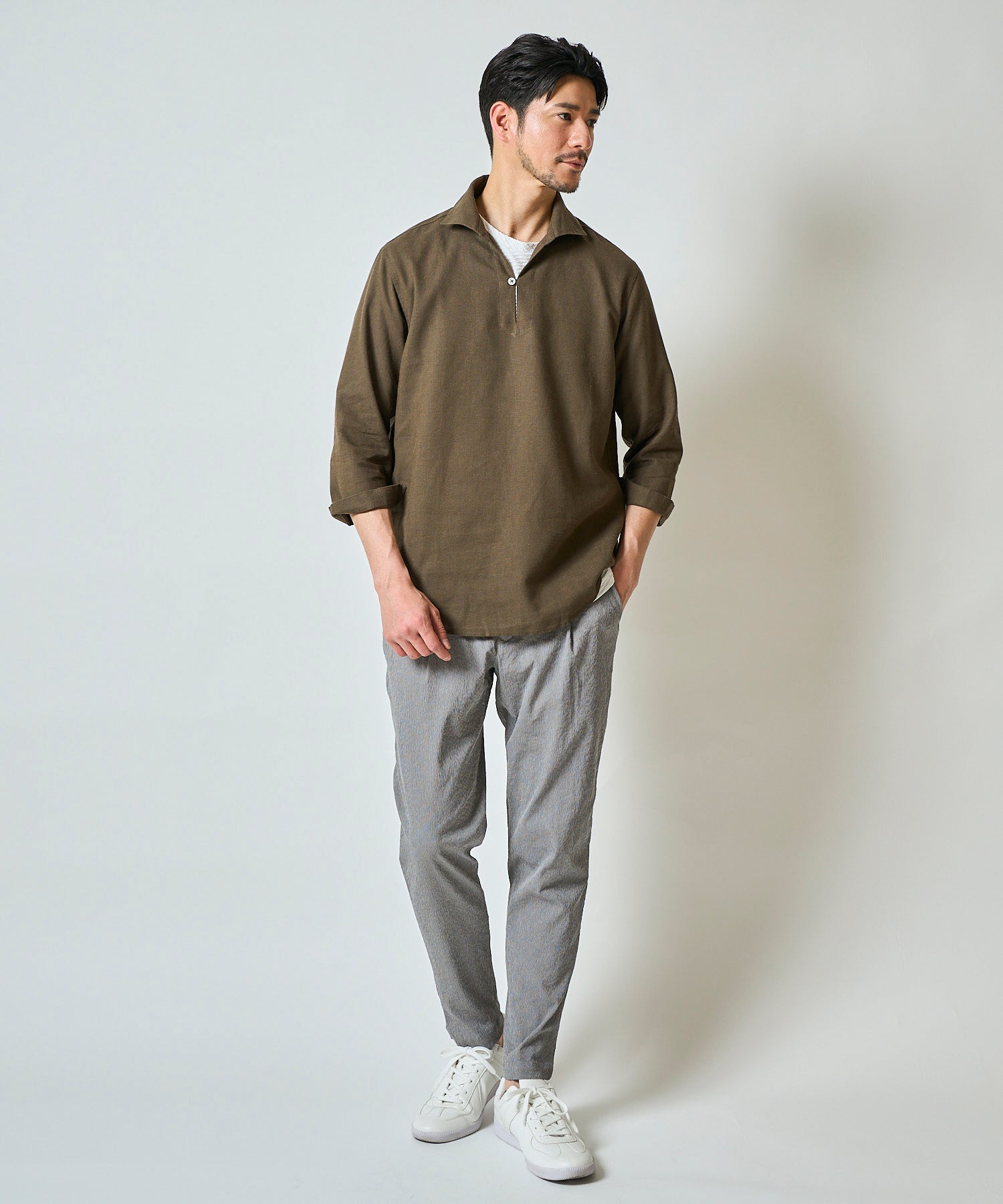 楊柳ストレッチイージーパンツ