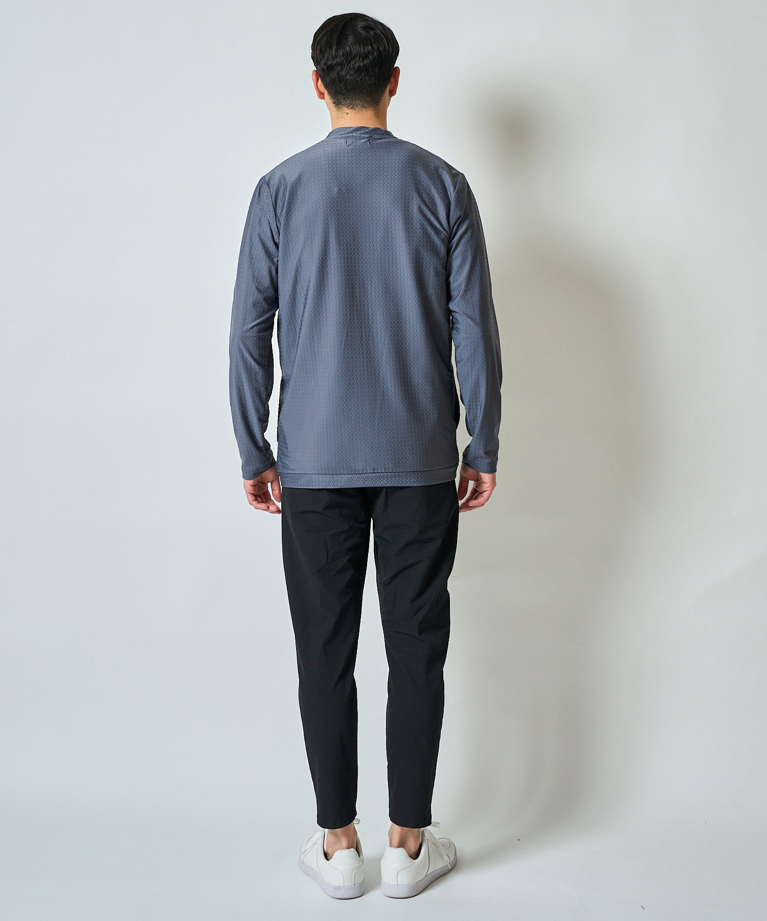 ストレッチナイロンカーディガン