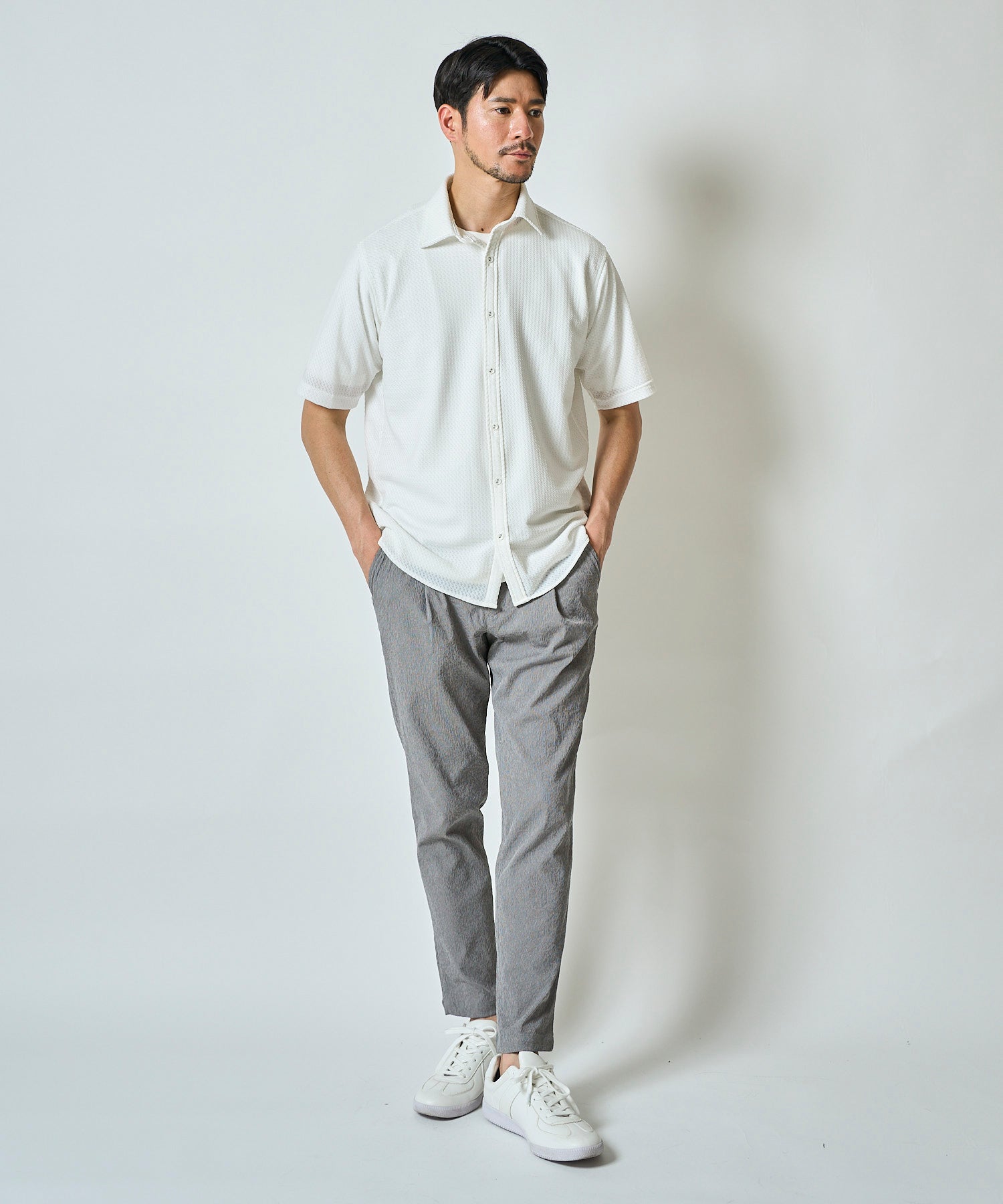 楊柳ストレッチイージーパンツ