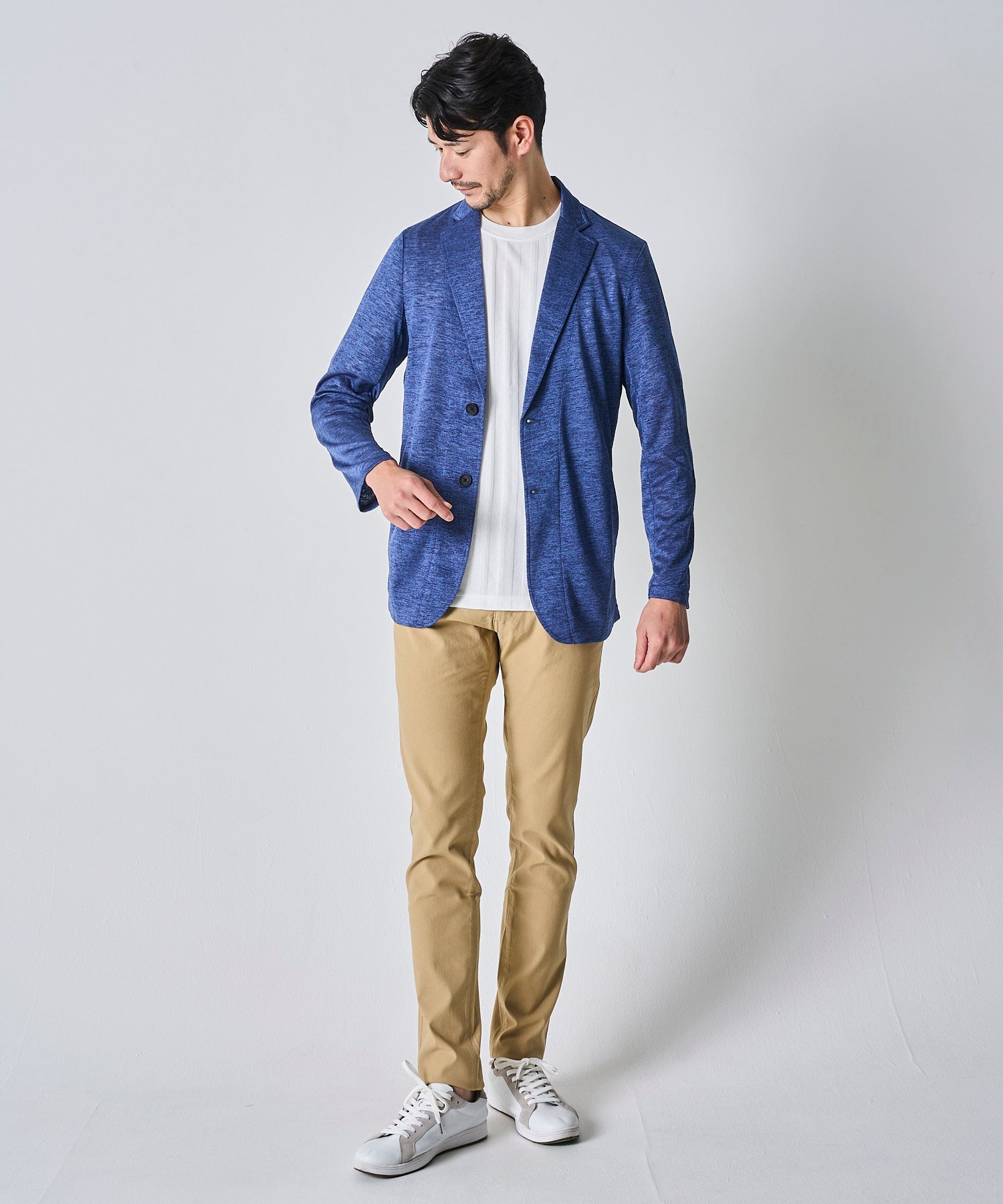 ブルー model:177 着用サイズ:L