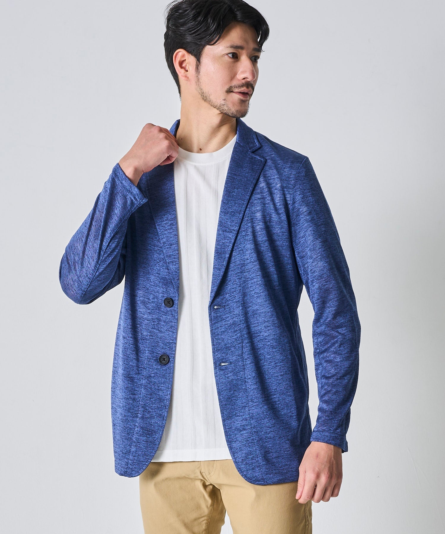 ブルー model:177 着用サイズ:L