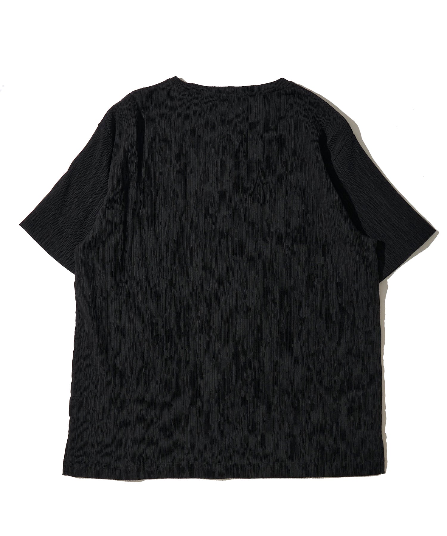 楊柳スキッパーキーネックTシャツ