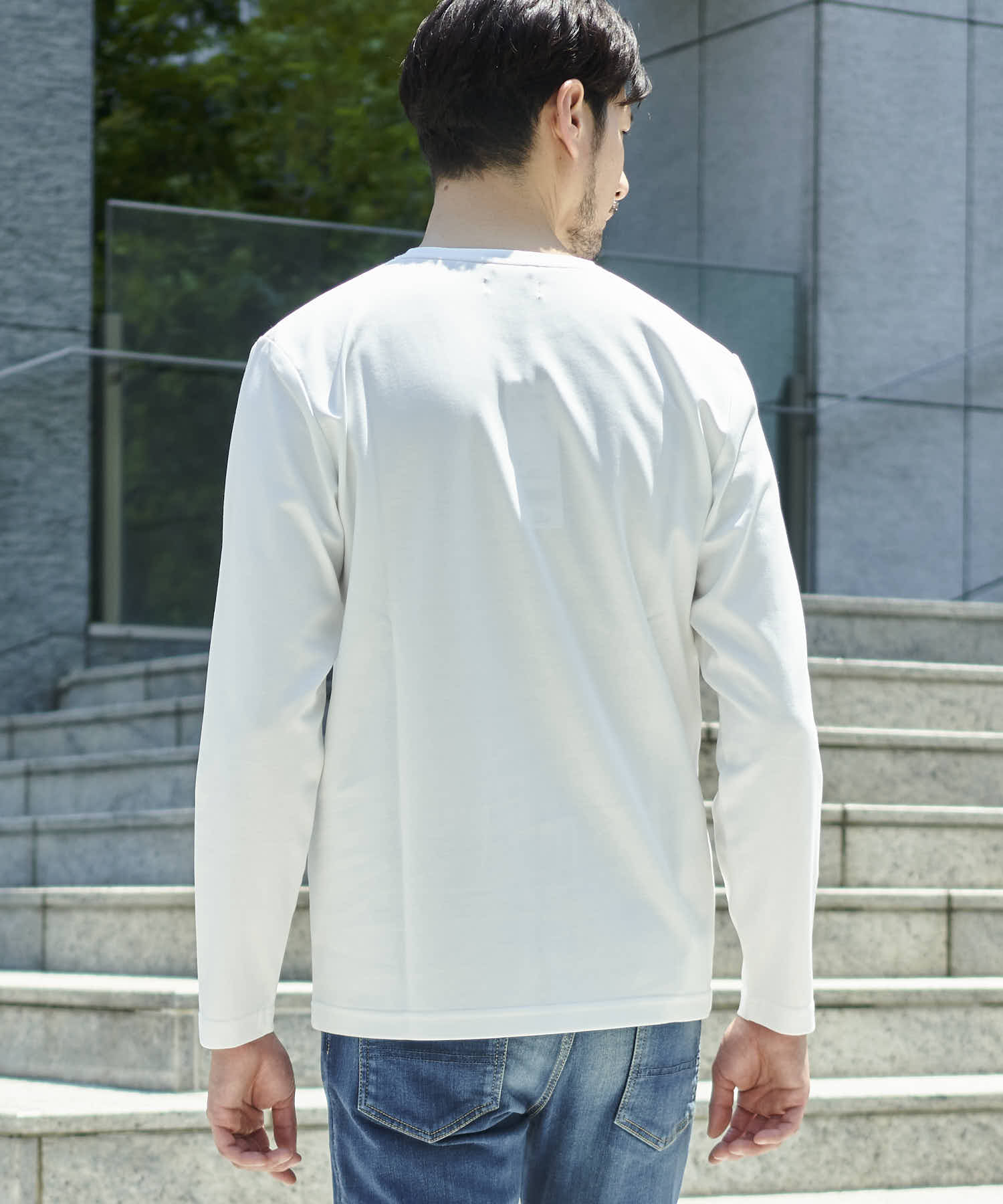 モクロディクルーネックロンT