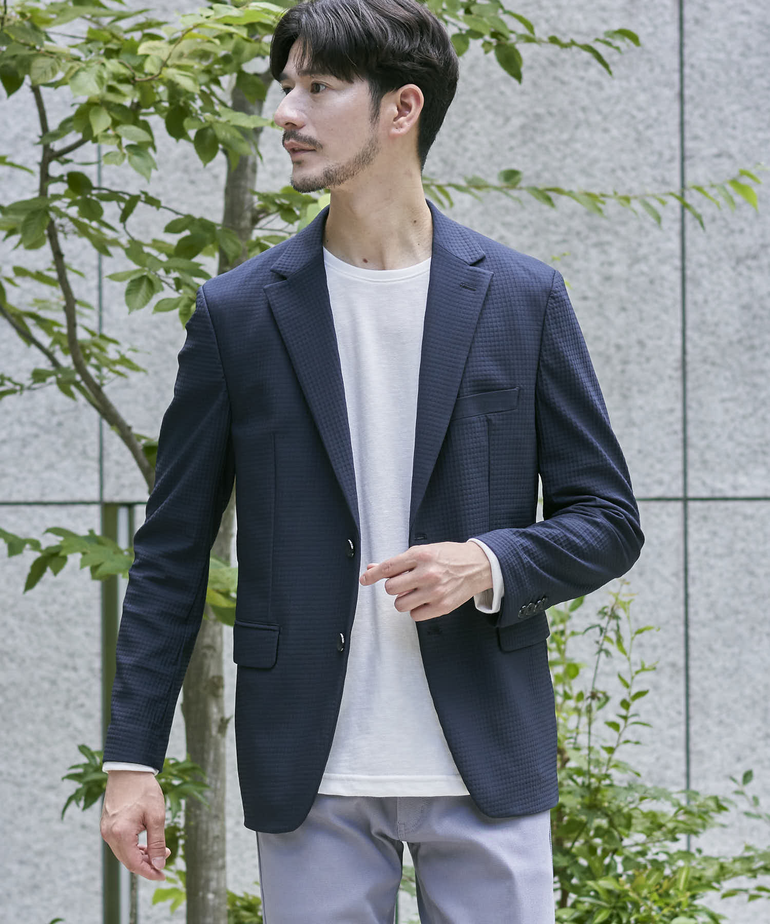 ネイビー model:177 着用サイズ:L