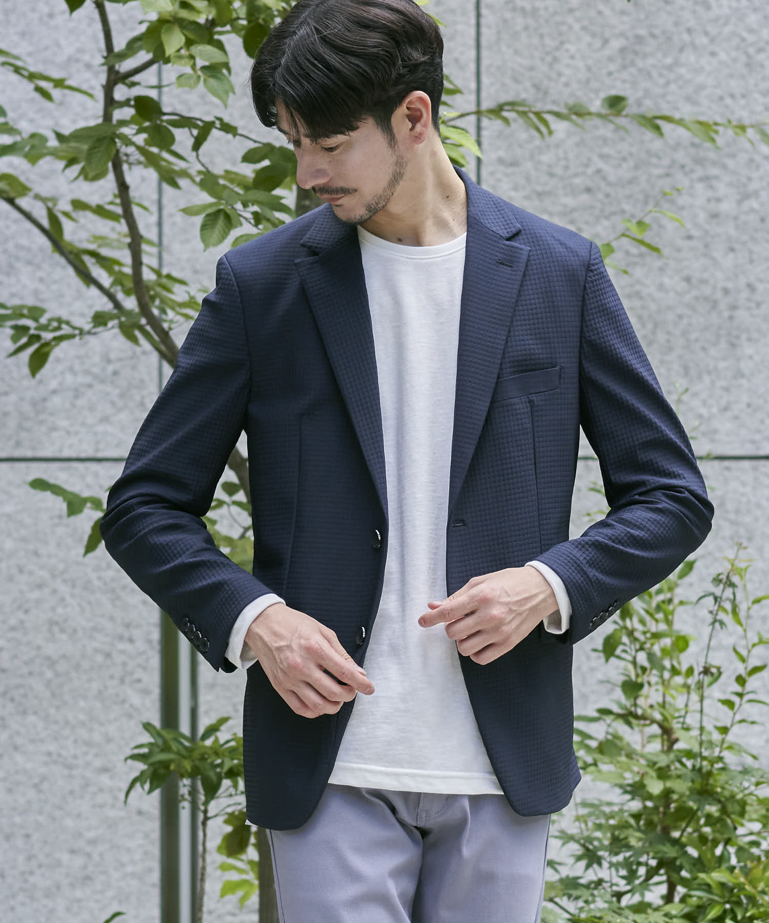 リップルトリコットジャケット