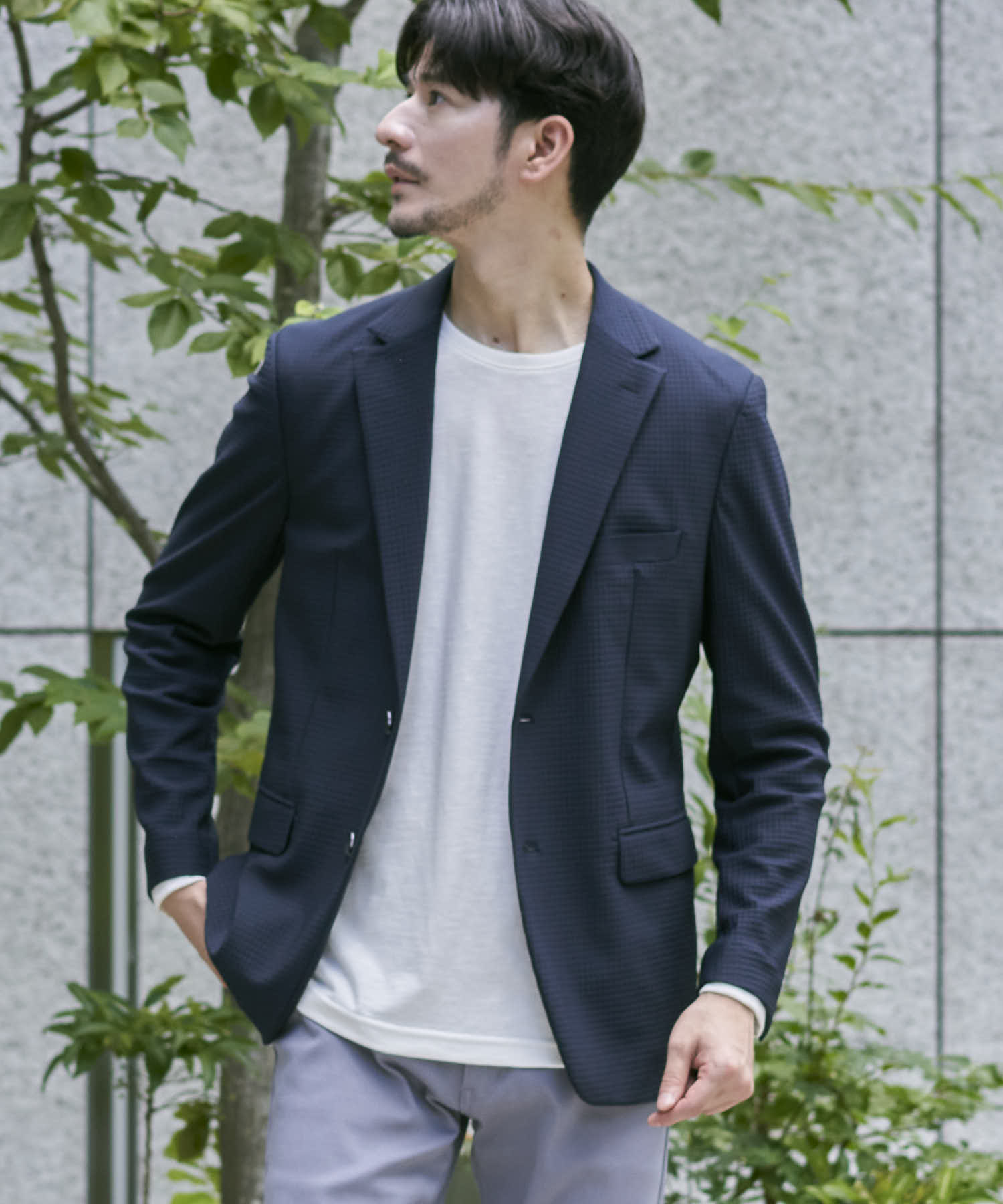 リップルトリコットジャケット