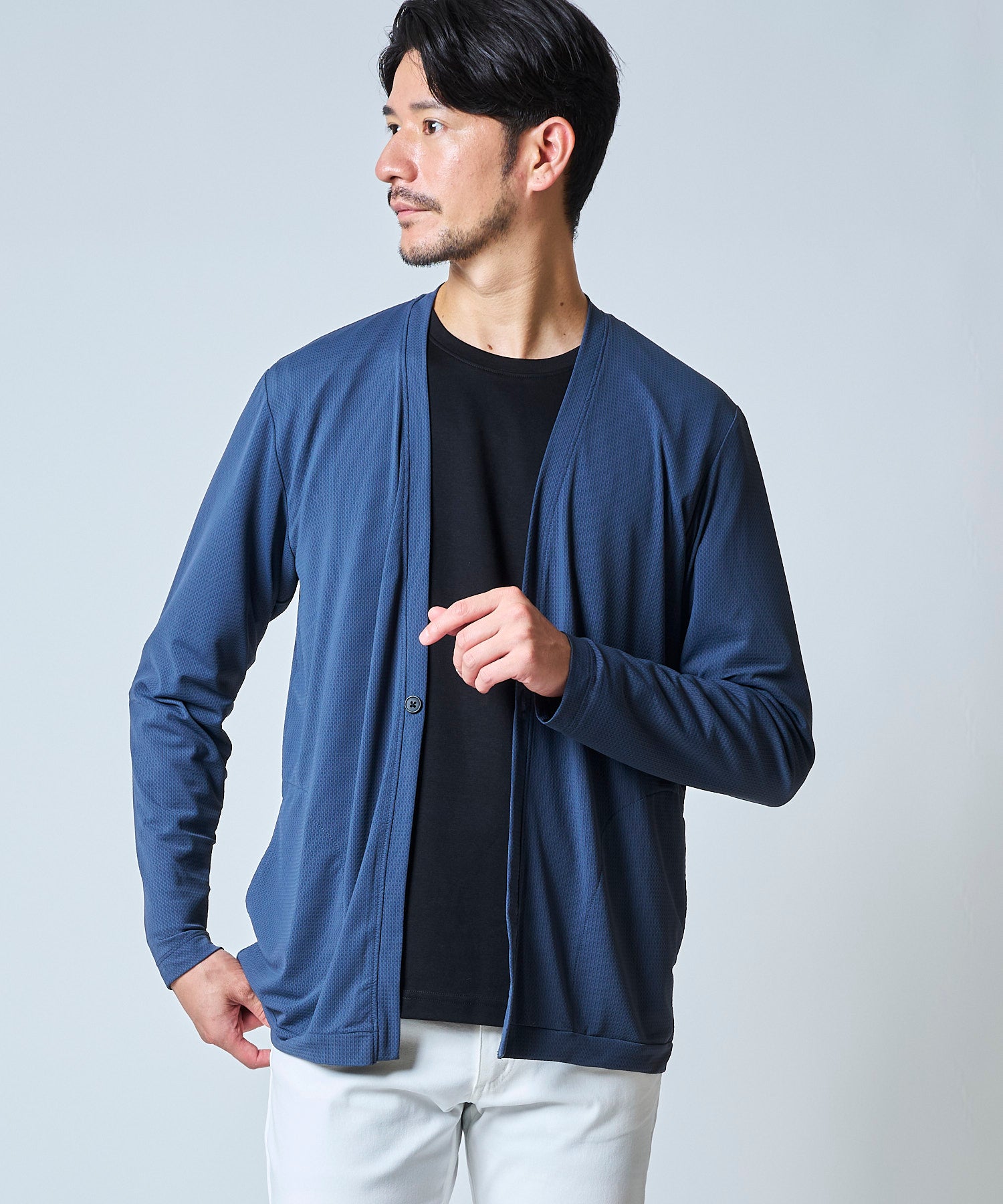 ネイビー model:177 着用サイズ:L