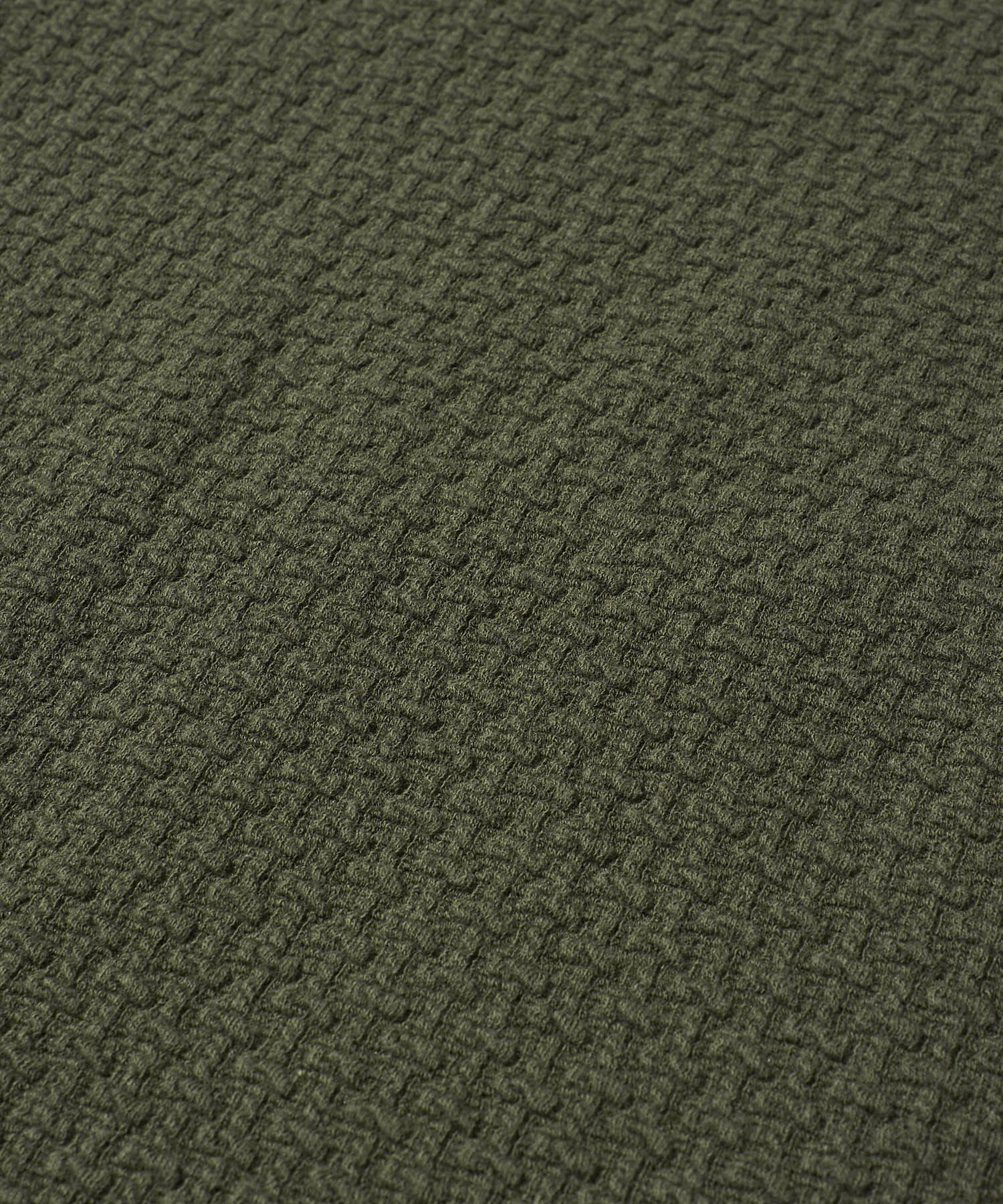 地柄系クルーネックロンTシャツ