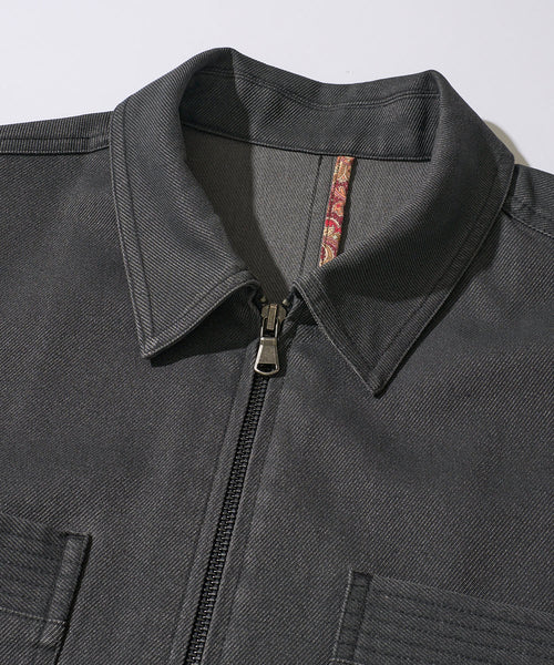 顔料プリントシャツアウター