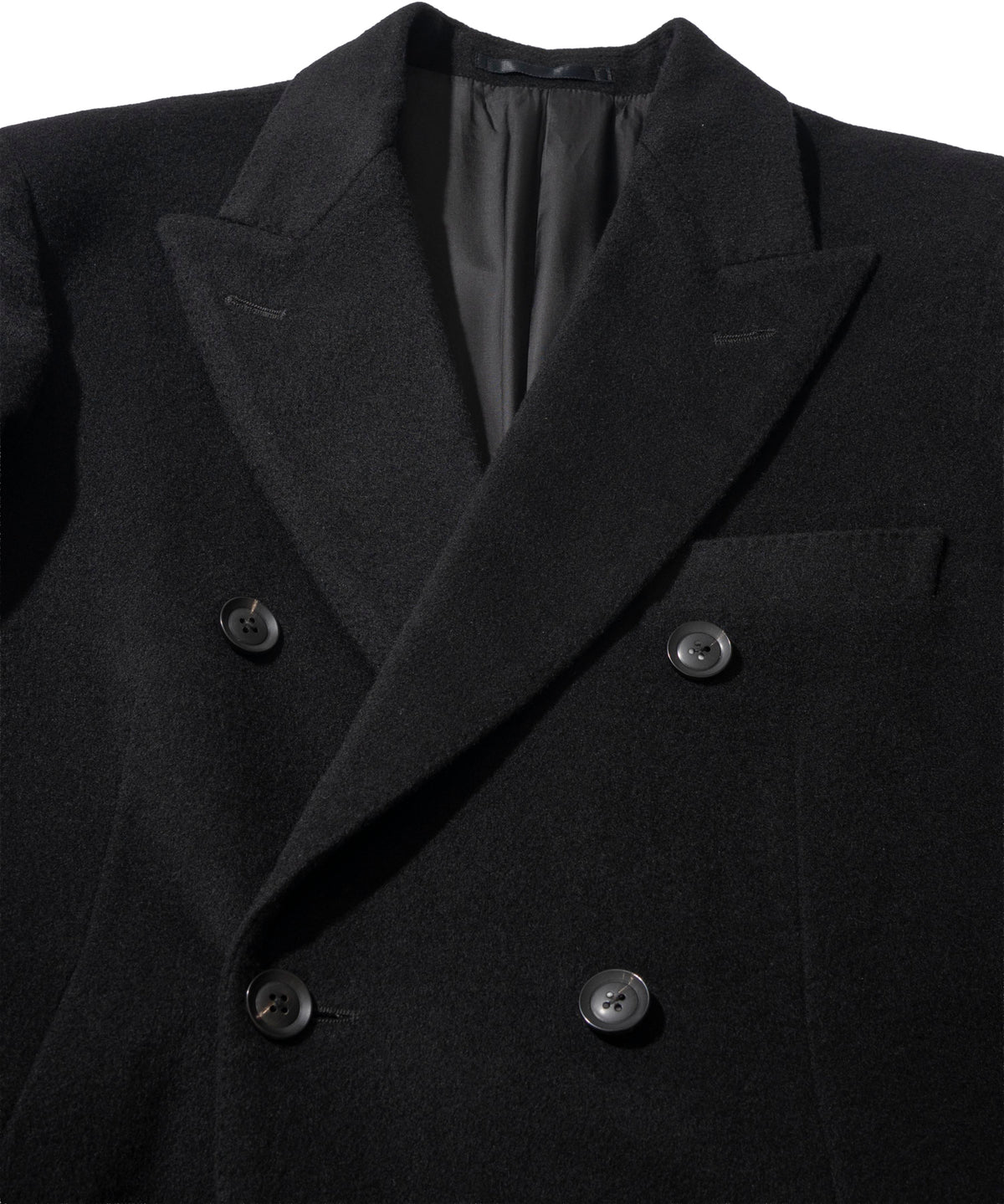 【受注生産:2月お渡し】 【あぶない刑事 × KAZUTAKA KATOH】 カシミヤダブルロングコート 40周年記念ハンガー付