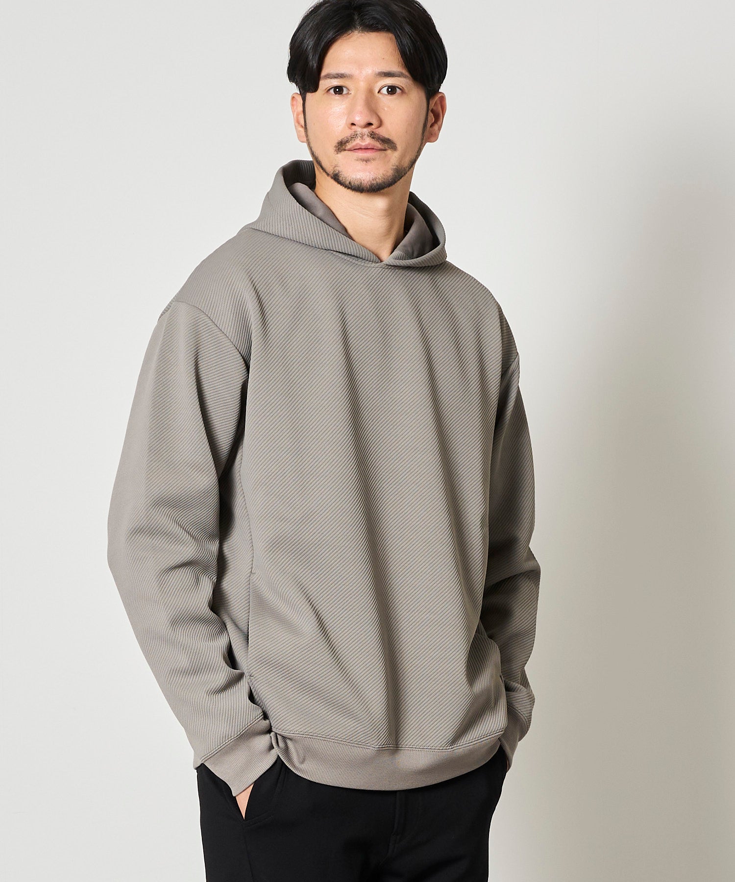 カーキ model:177cm 着用サイズ:L