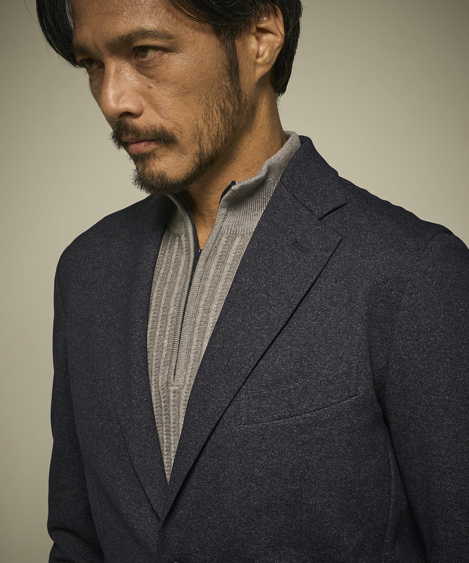 グレー(インナー使い) model:186㎝ 着用サイズ:L