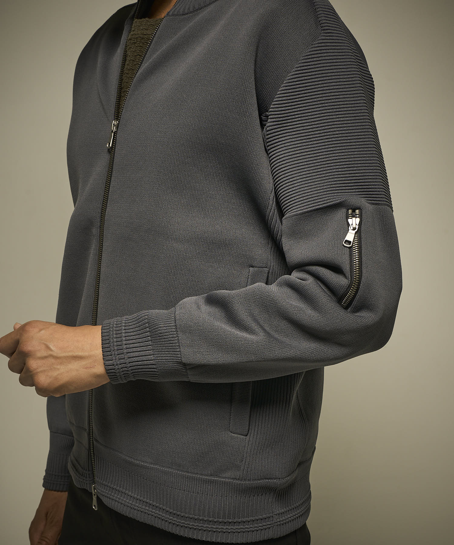 ドライバーズニットブルゾン