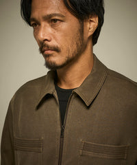 顔料プリントシャツアウター