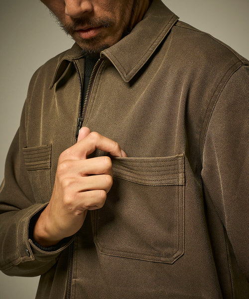 顔料プリントシャツアウター