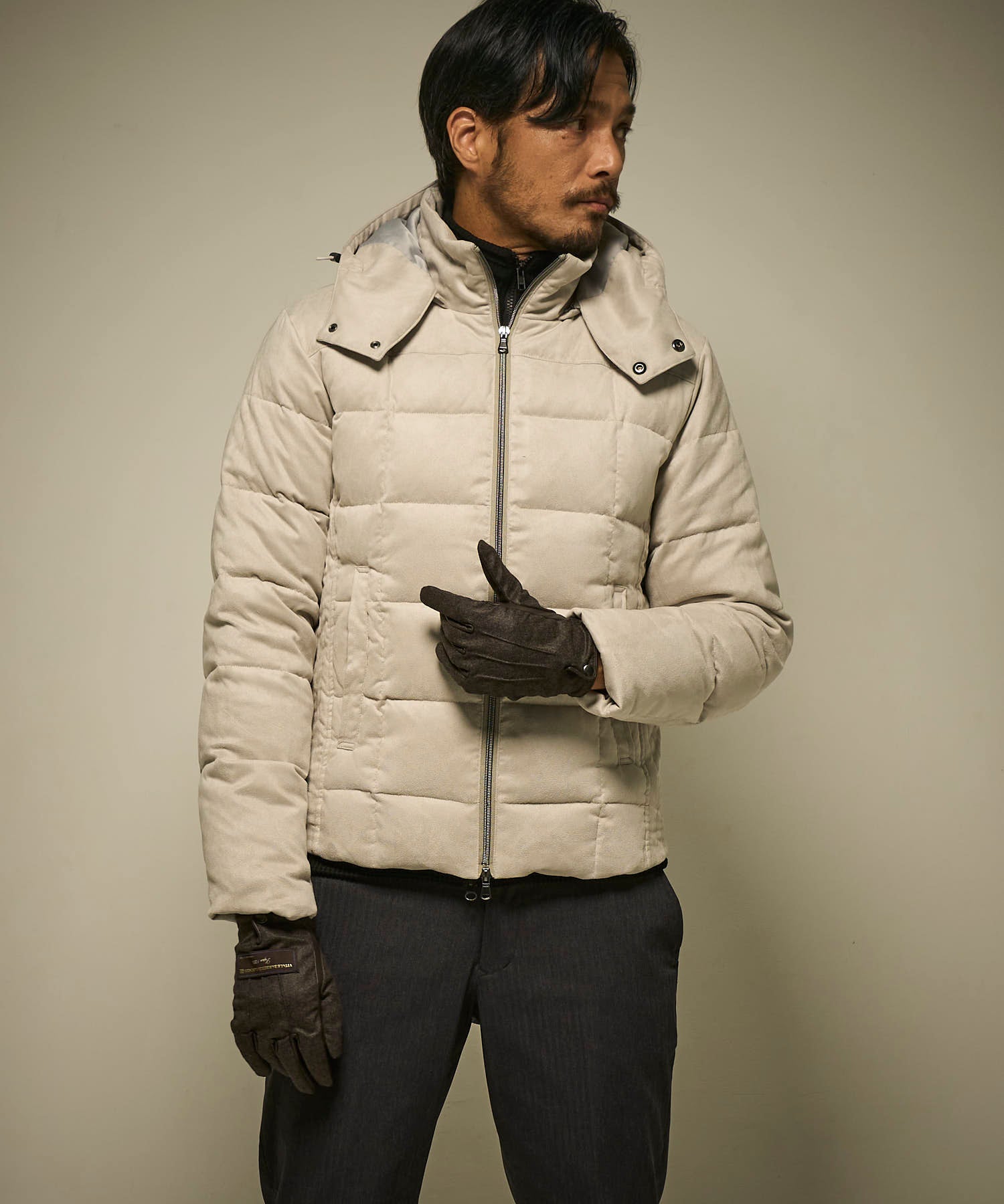 グレー model:186㎝ 着用サイズ:L