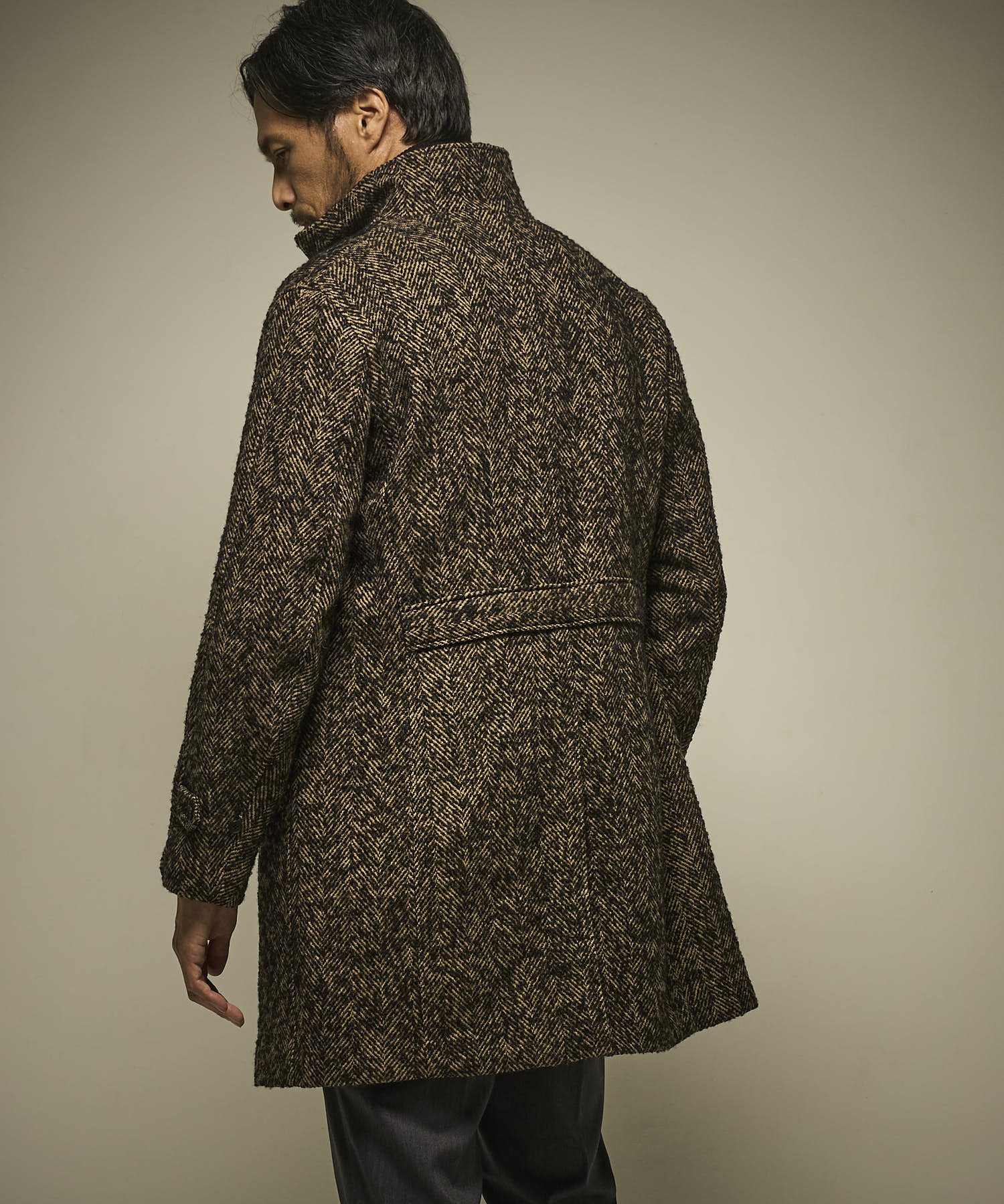 ベージュ model:186㎝ 着用サイズ:L