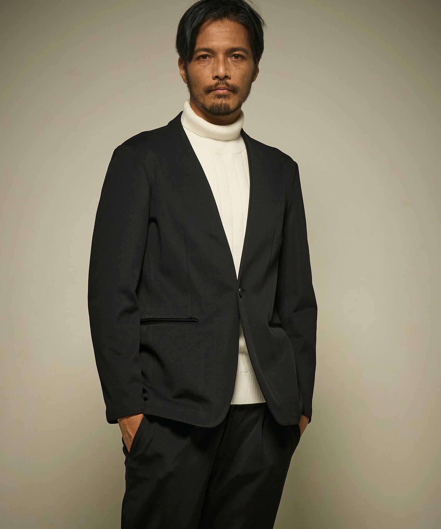 ブラック model:186㎝ 着用サイズ:L