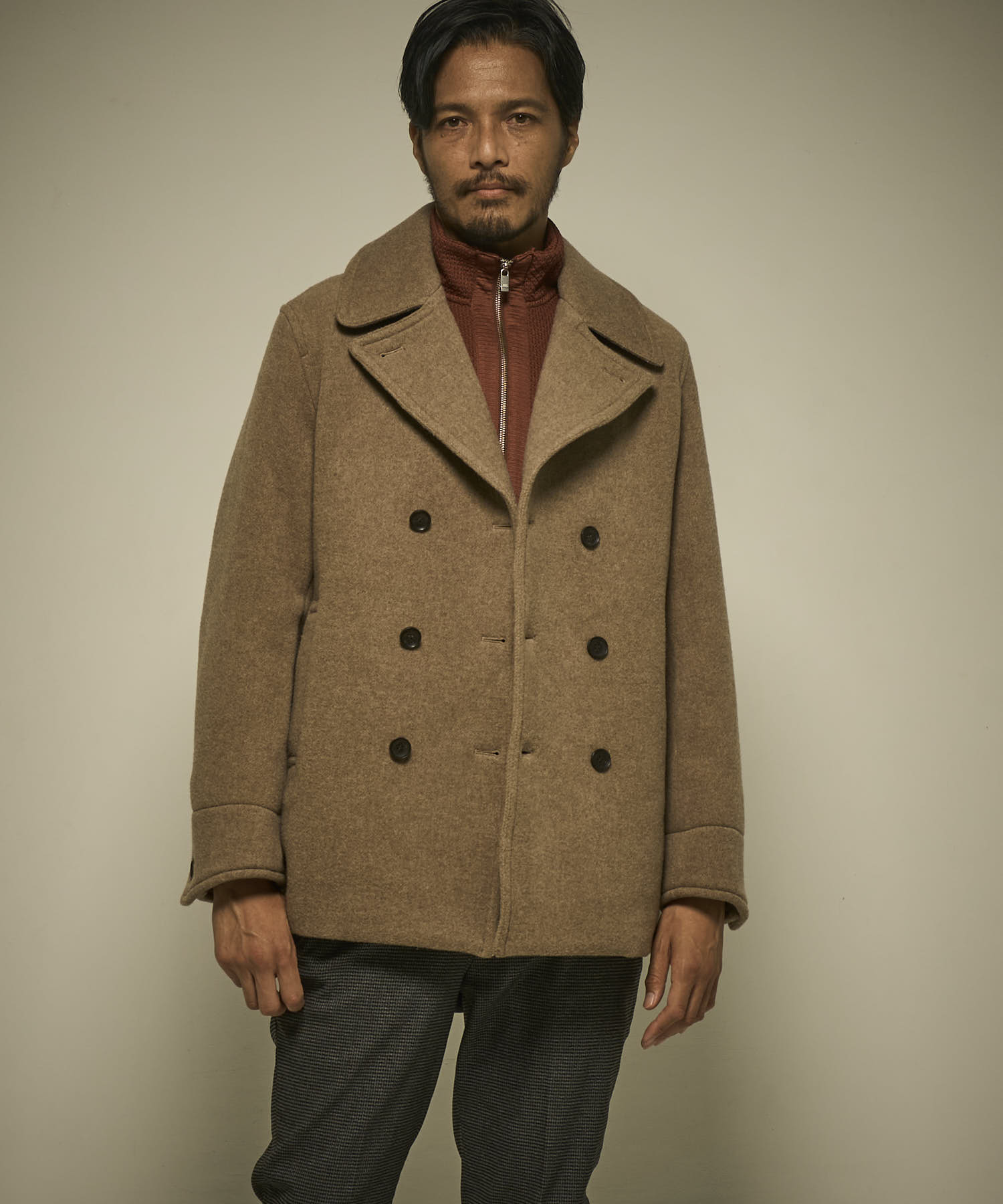 ブラウン model:186㎝ 着用サイズ:L