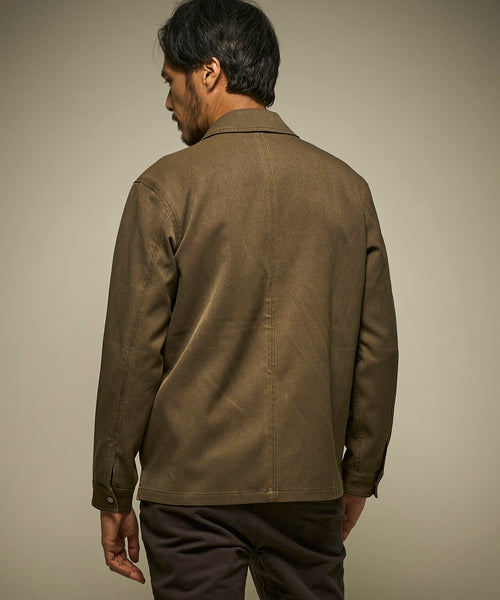 顔料プリントシャツアウター