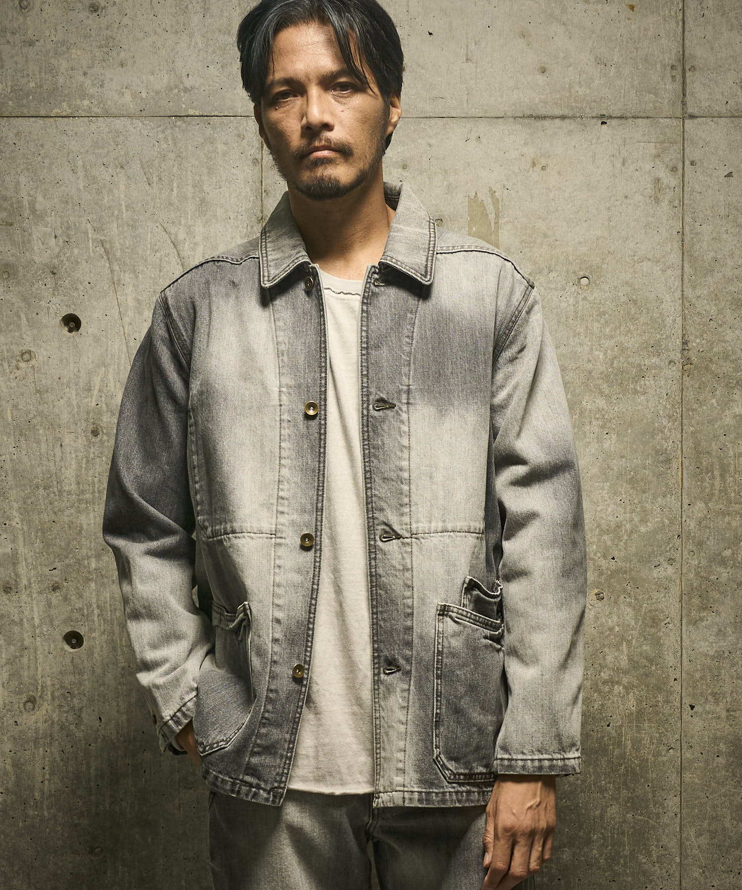 ブラック model:186㎝ 着用サイズ:L