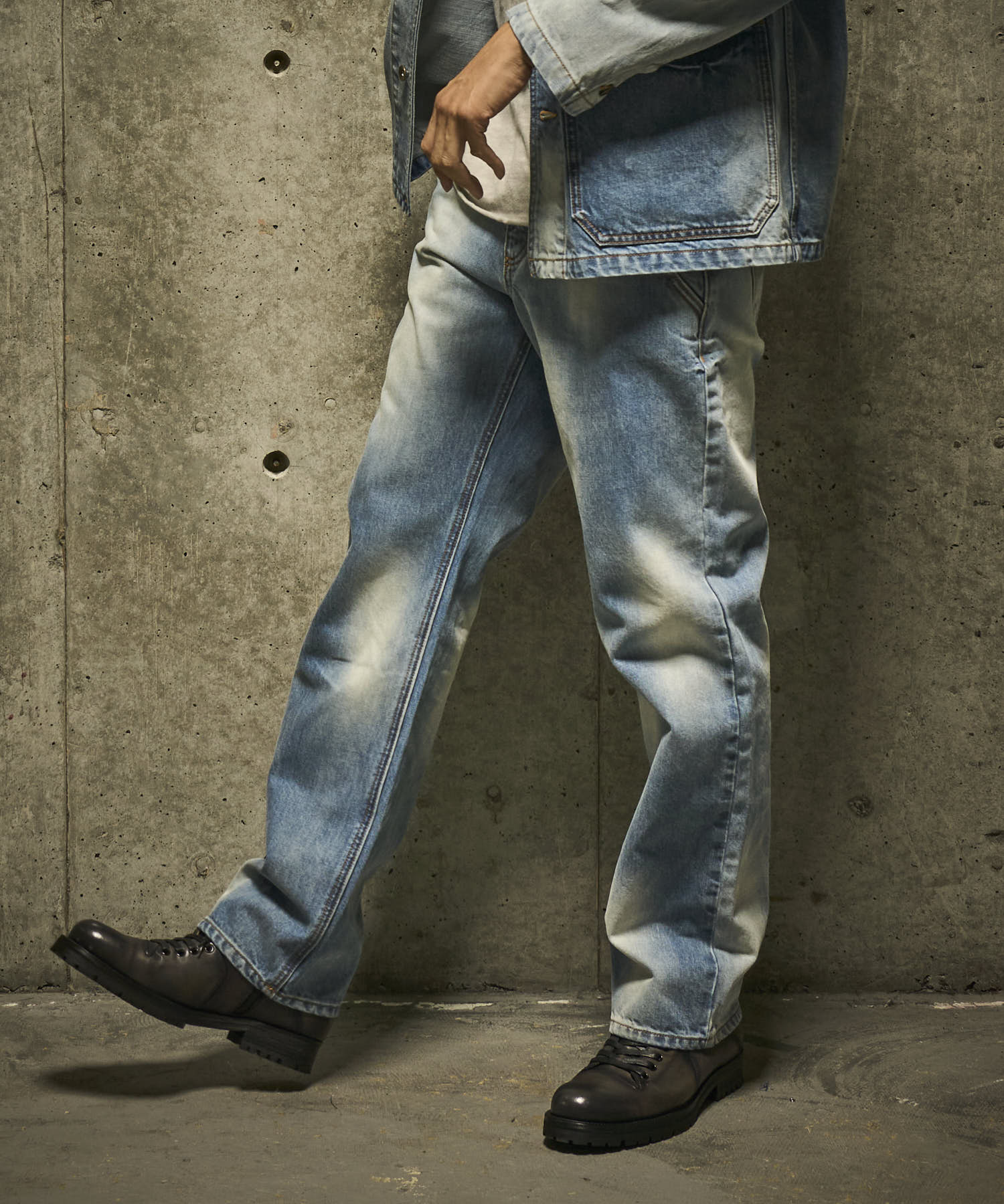 ブルー model:186㎝ 着用サイズ:L