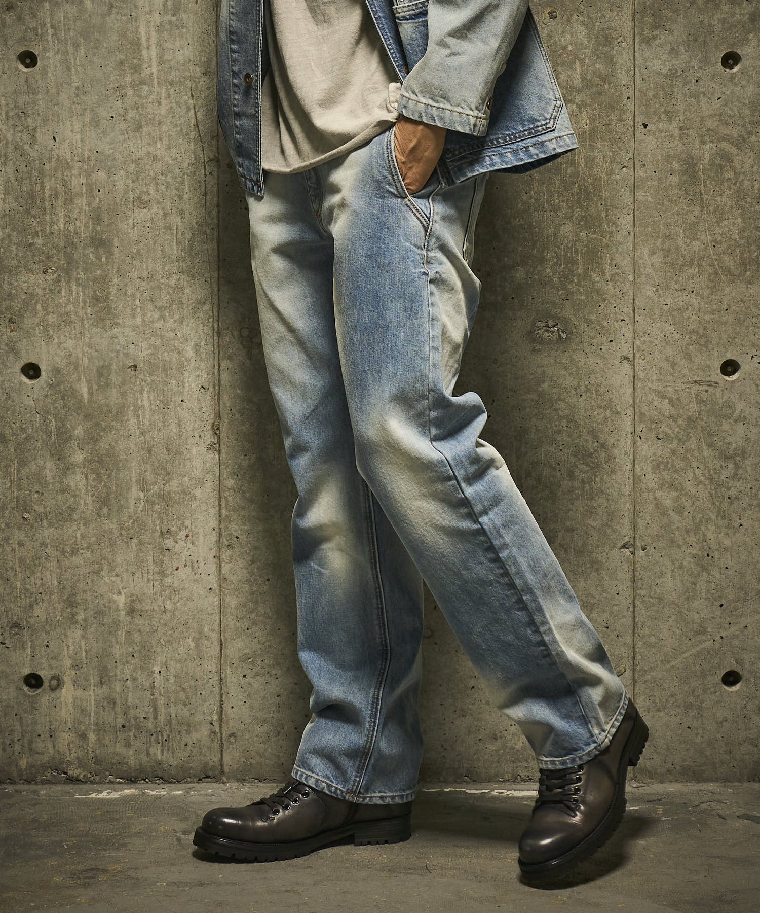 ブルー model:186㎝ 着用サイズ:L