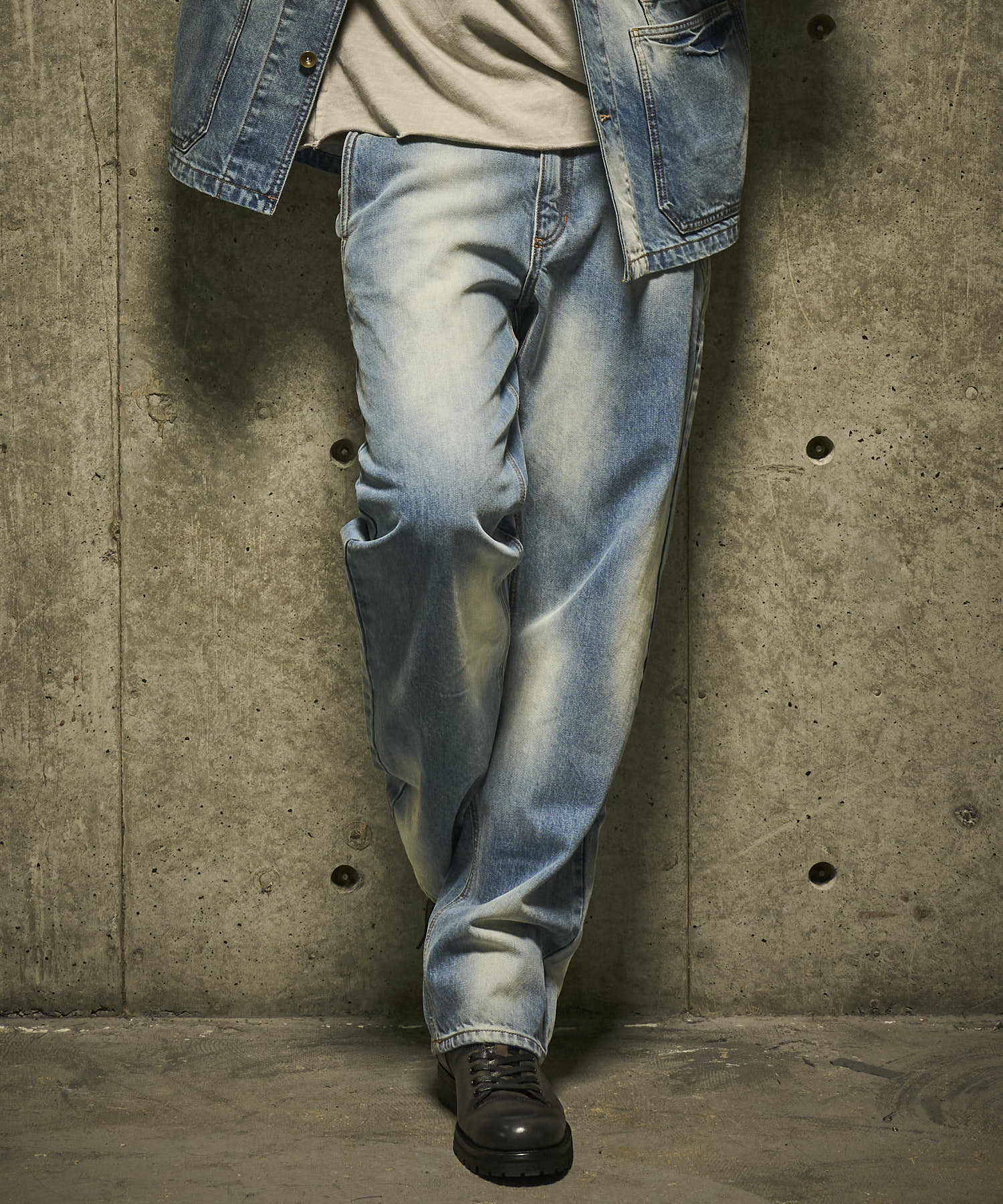 ブルー model:186㎝ 着用サイズ:L