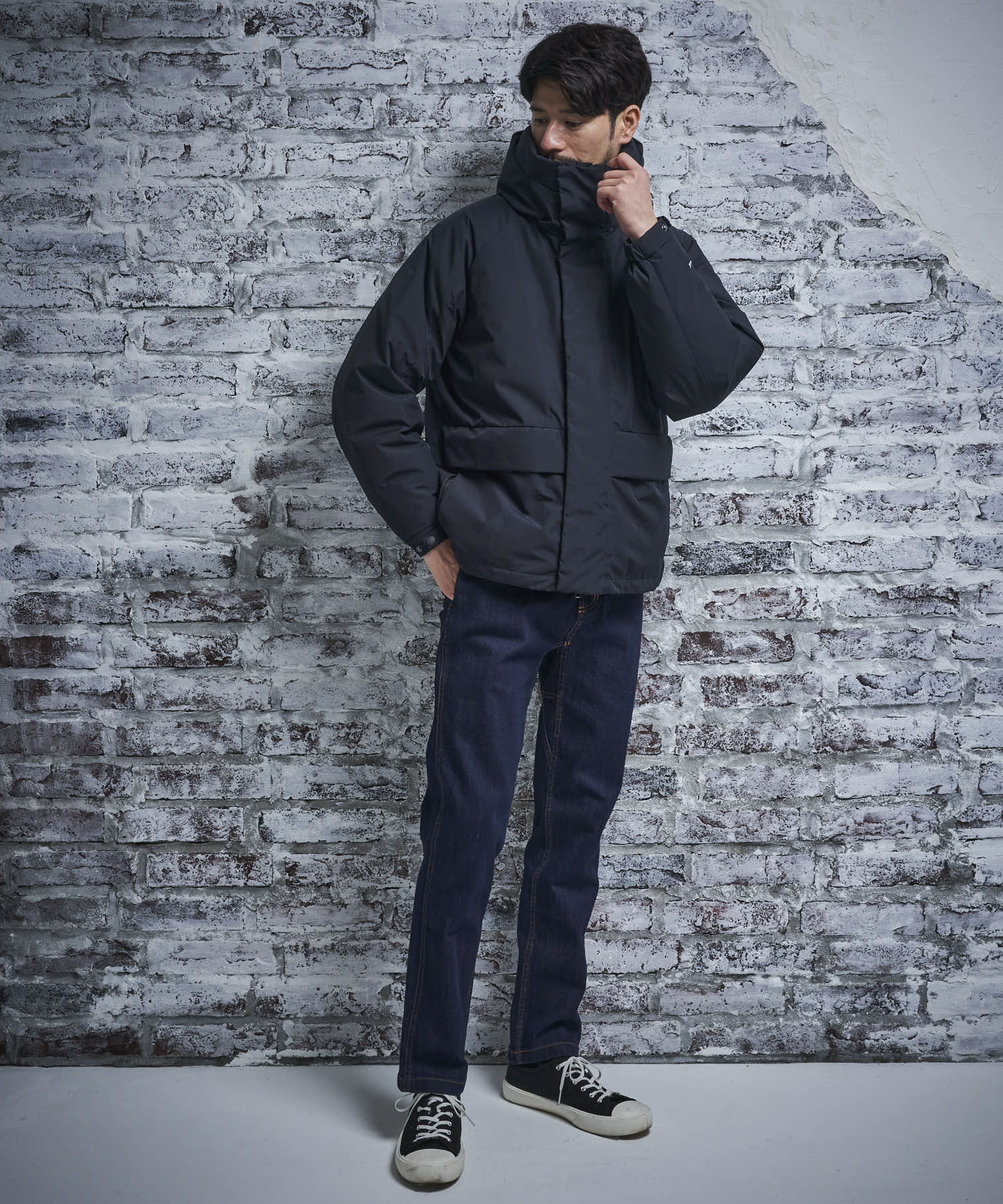 ブラック系2 model:177cm 着用サイズ:LARGE