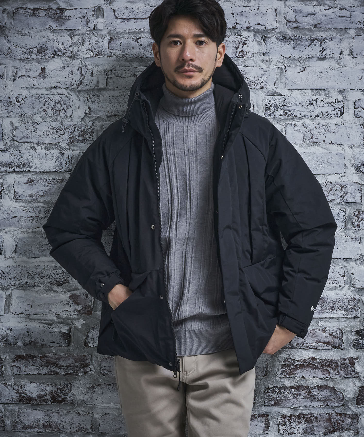 ブラック系1 model:177cm 着用サイズ:LARGE