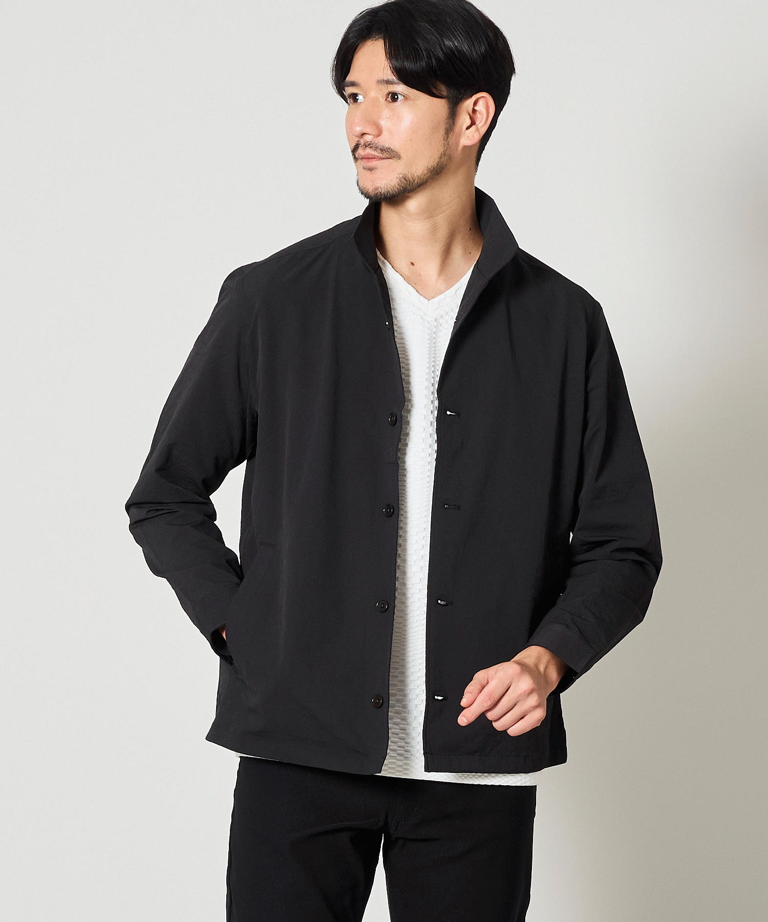 ブラック model:177㎝ 着用サイズ:L