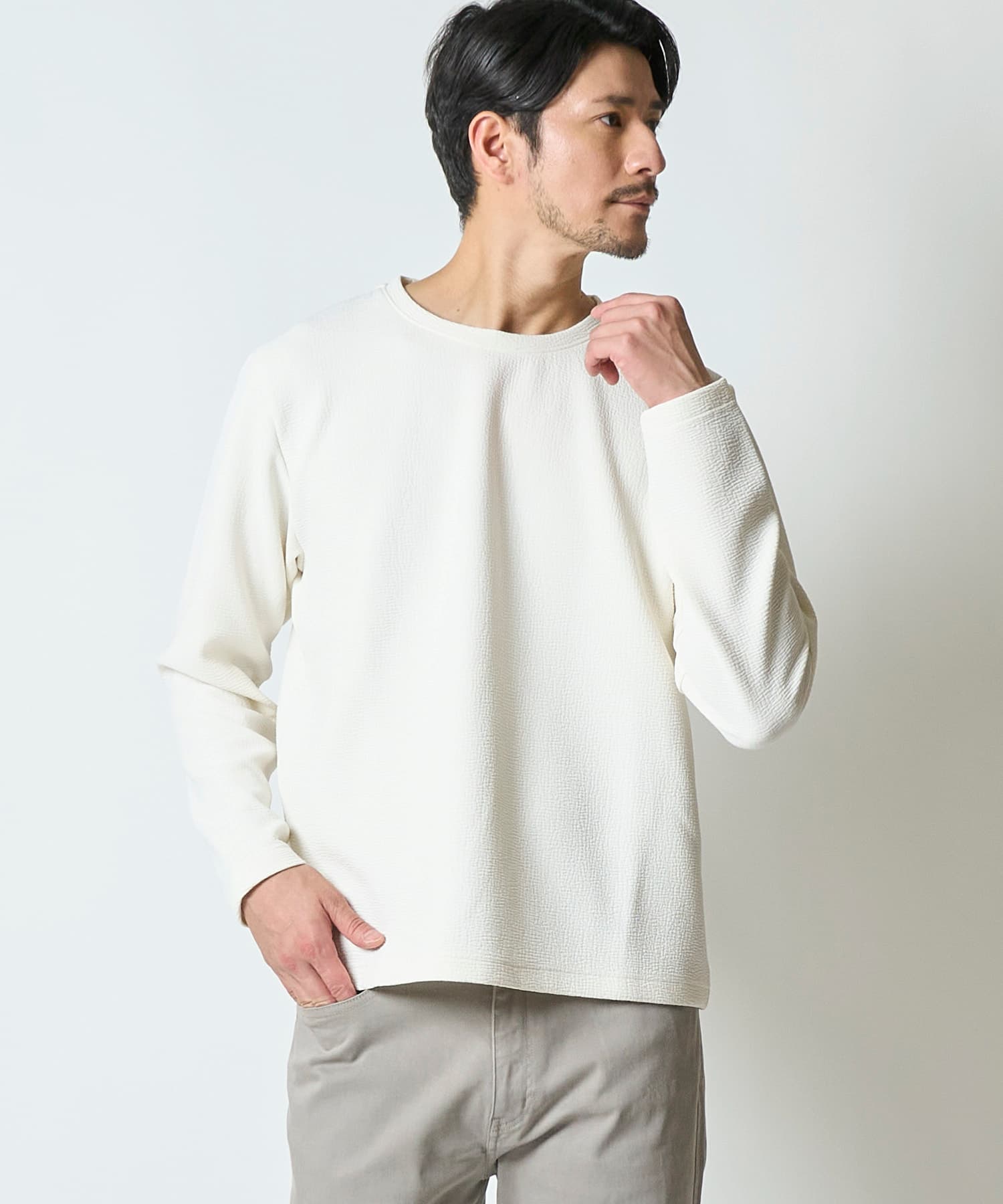 ホワイト model:177 着用サイズ:L