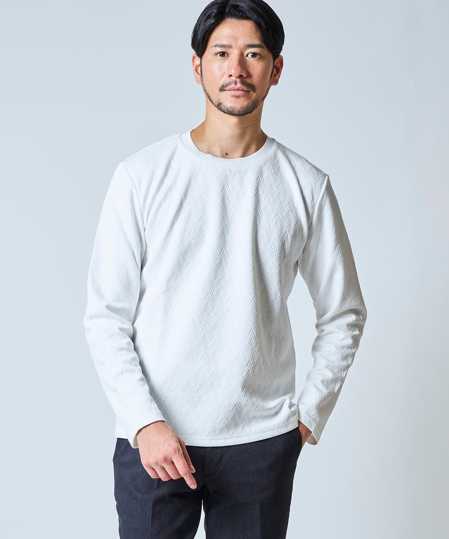 ホワイト model:177 着用サイズ:L