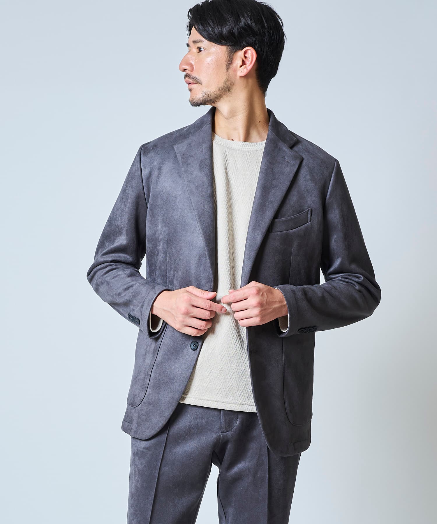 ベージュ model:177 着用サイズ:L