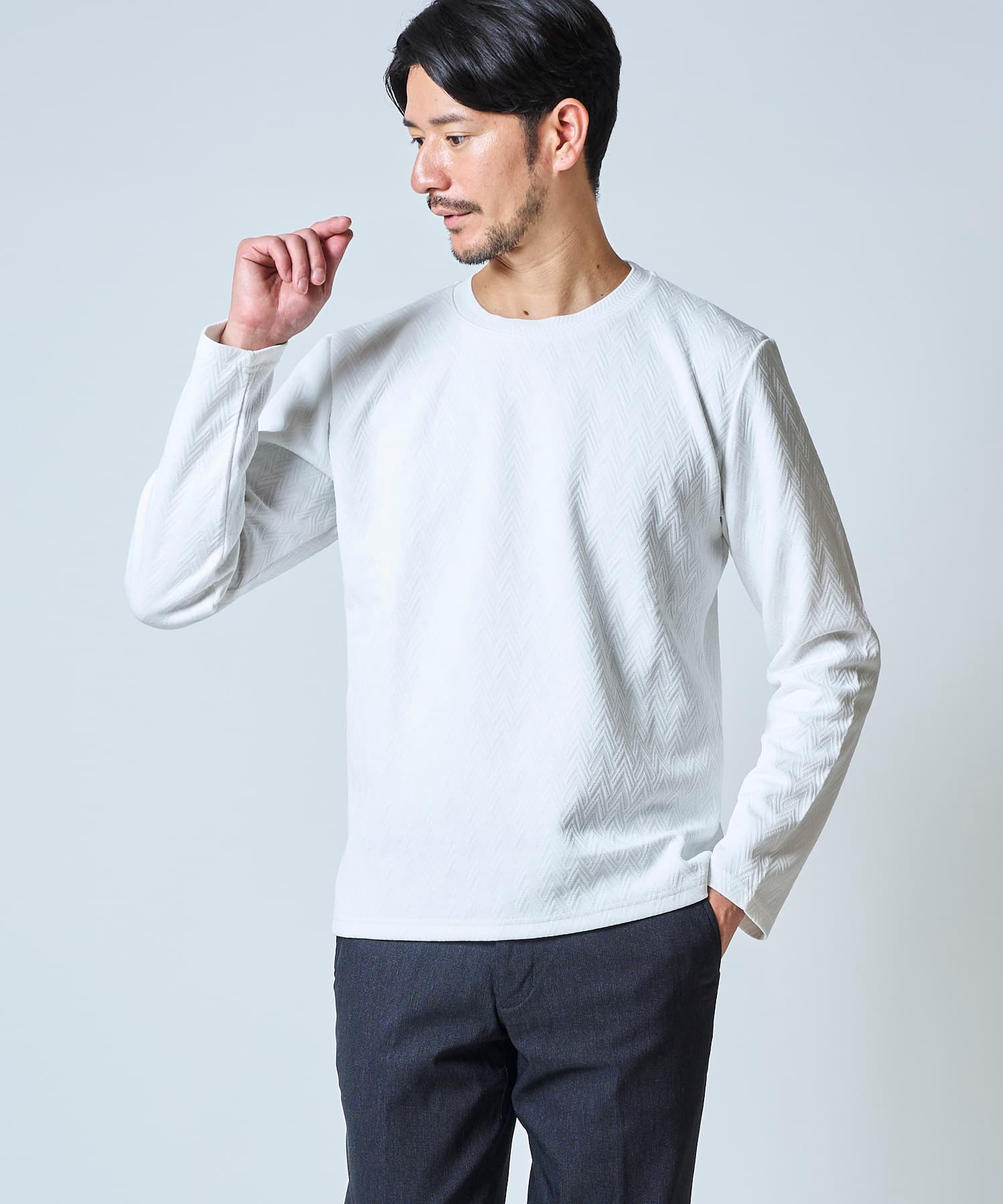 ホワイト model:177 着用サイズ:L