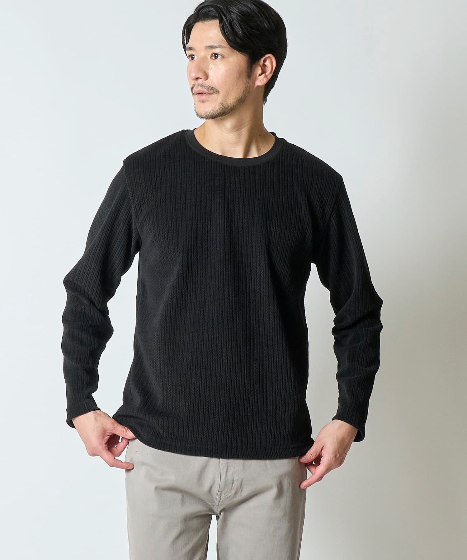 ブラック model:177 着用サイズ:L